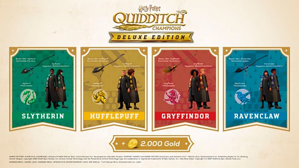 Warner Games Spielesoftware »Harry Potter: Quidditch Champions Deluxe Edition«, PlayStation 4