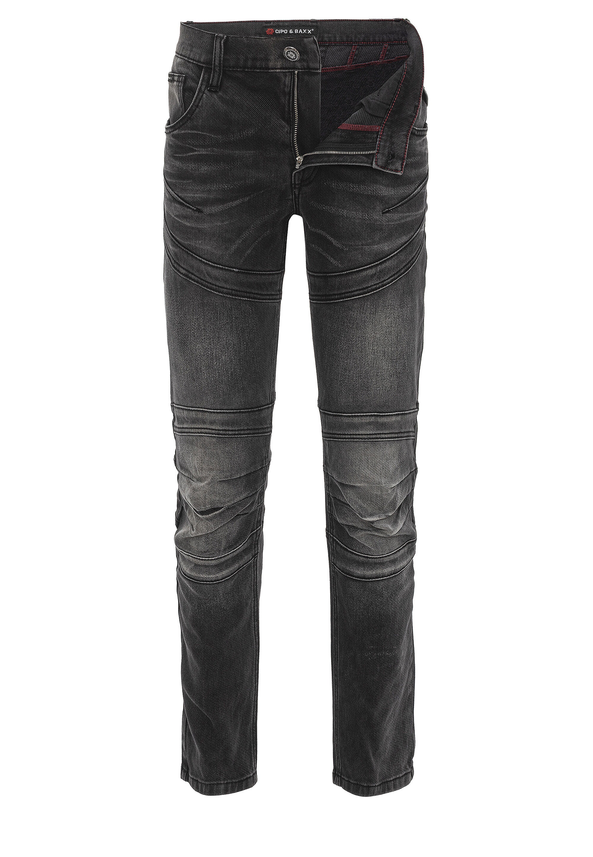 Cipo & Baxx 5-Pocket-Jeans »Cipo & Baxx Jeanshose CD876« mit stylischer Waschung