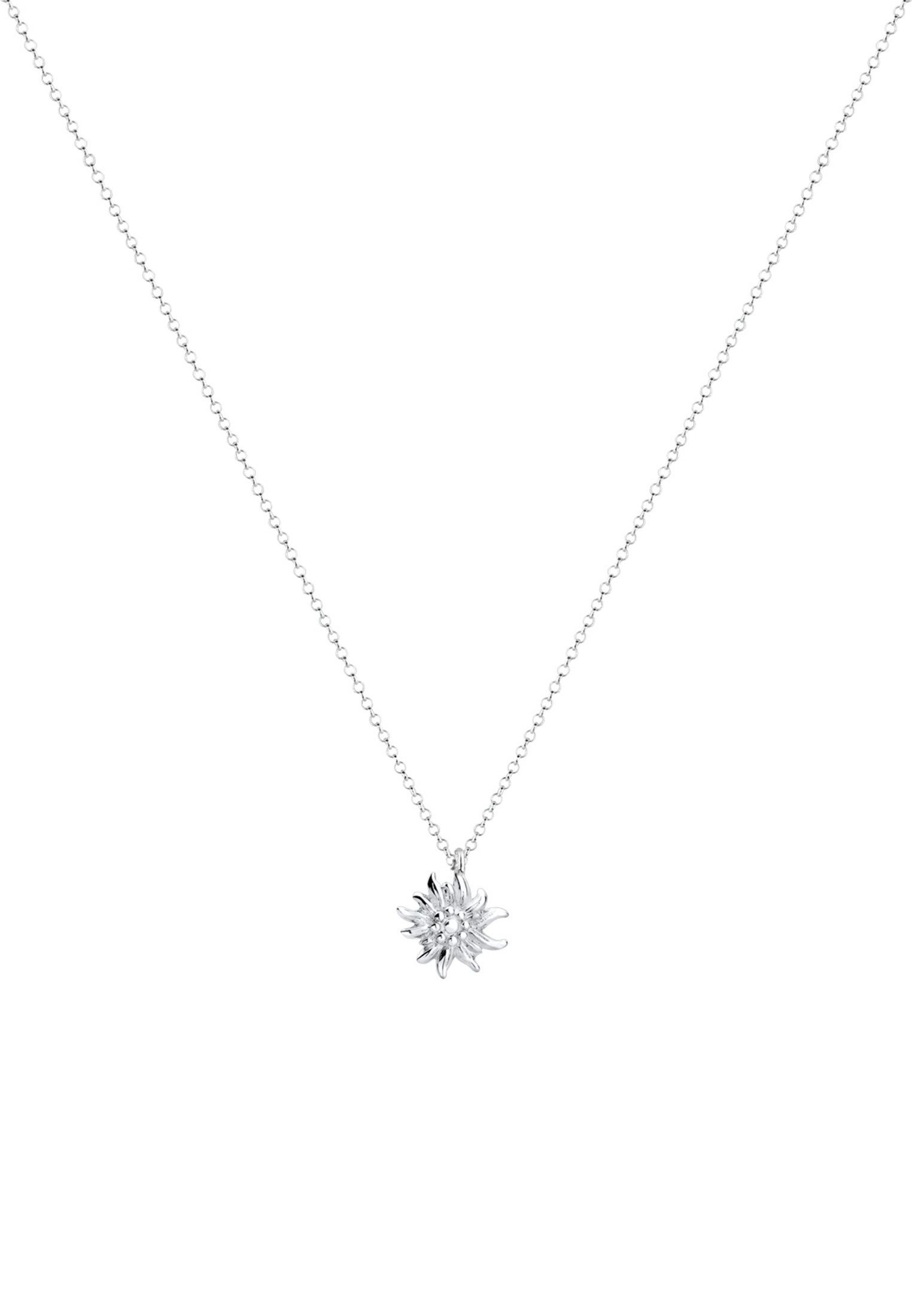 Elli Kette mit Anhänger »Halskette Edelweiss Symbol Anhänger Tracht 925 Sterling Silber«