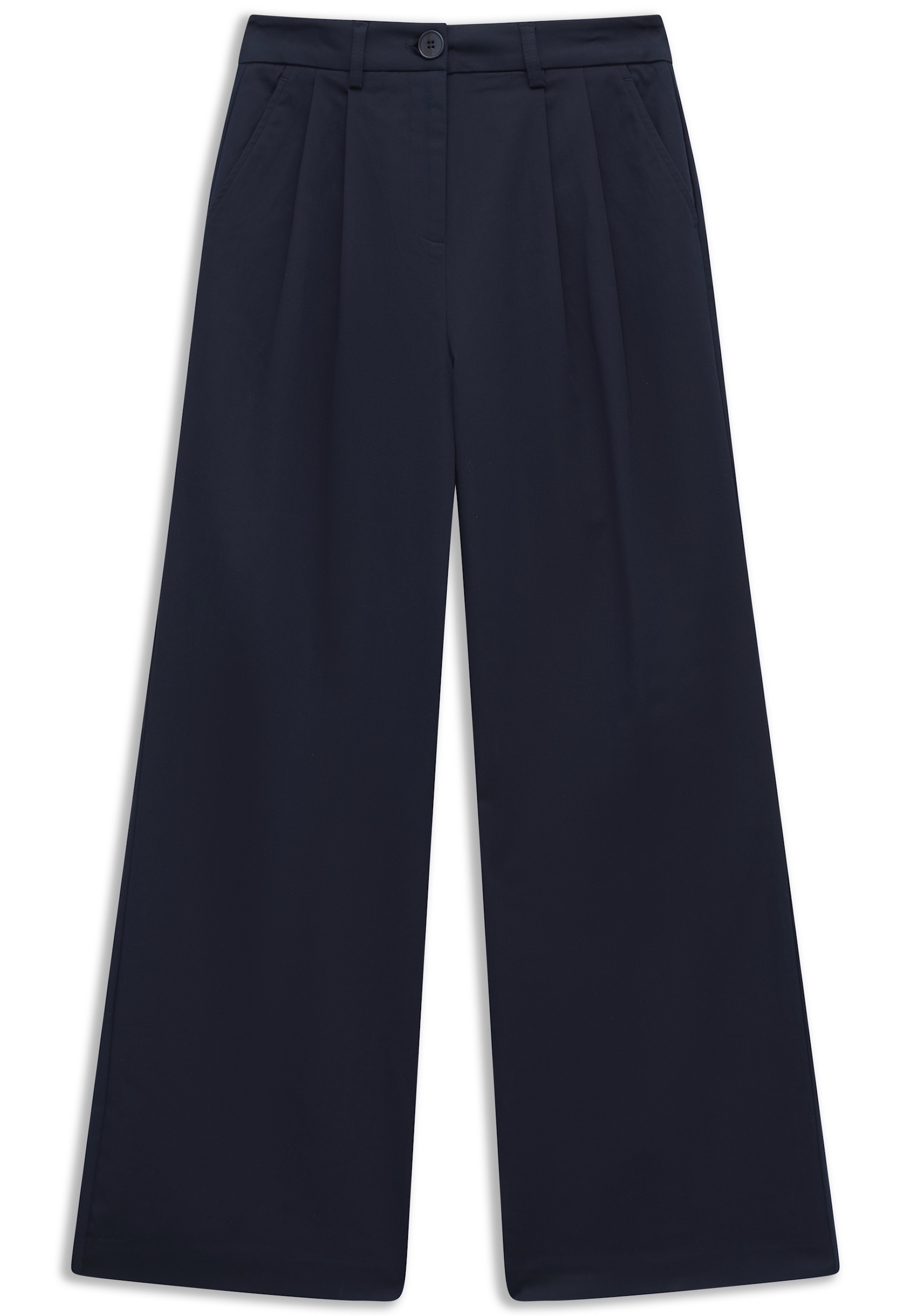 bugatti Chinohose  mit weitem Bein aus Stretch-Baumwolle