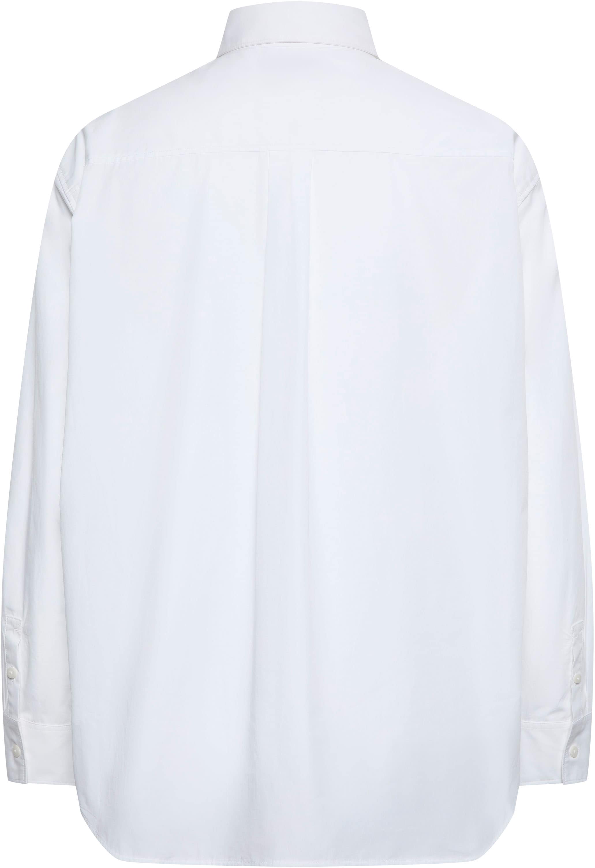 Calvin Klein Jeans Hemdbluse »COTTON POPLIN RELAXED SHIRT« Regular fit mit Hemdblusenkragen