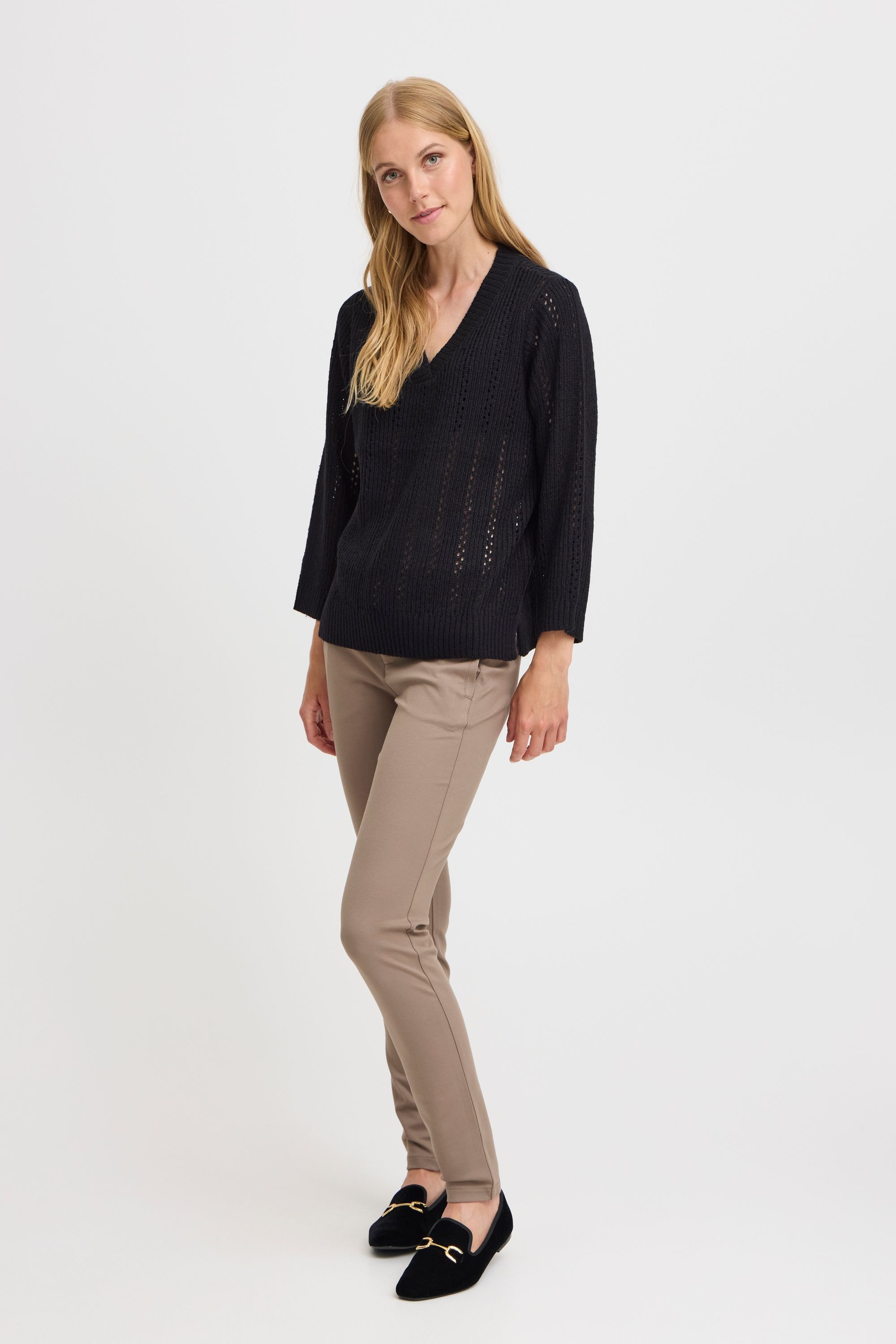 fransa Strickfleece-Pullover »Strickpullover FRERETTA PU 7«