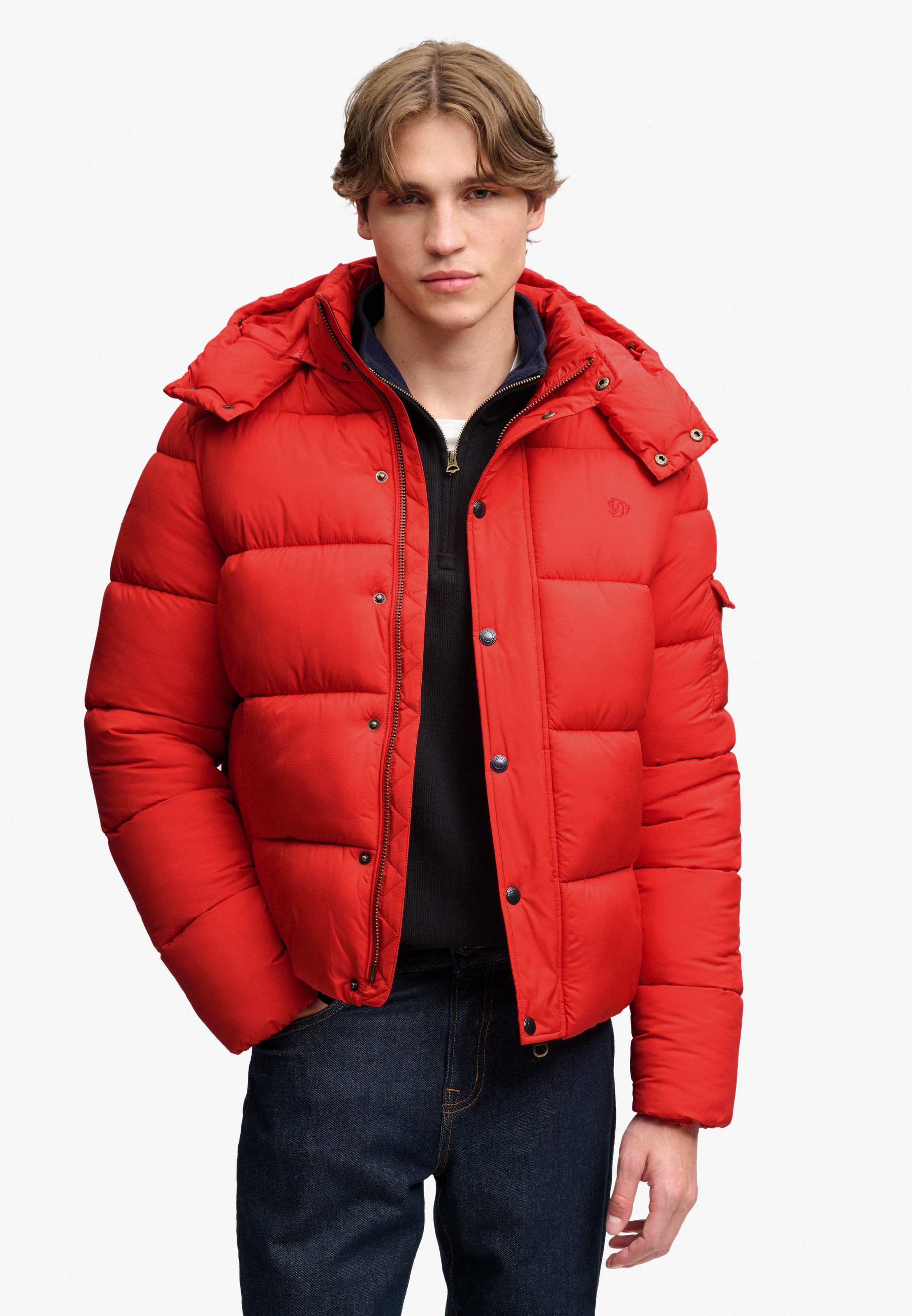 Superdry Steppjacke »PREMIUM RIPSTOP PUFFER JKT« mit Kapuze Kunstfaser, relaxed fit