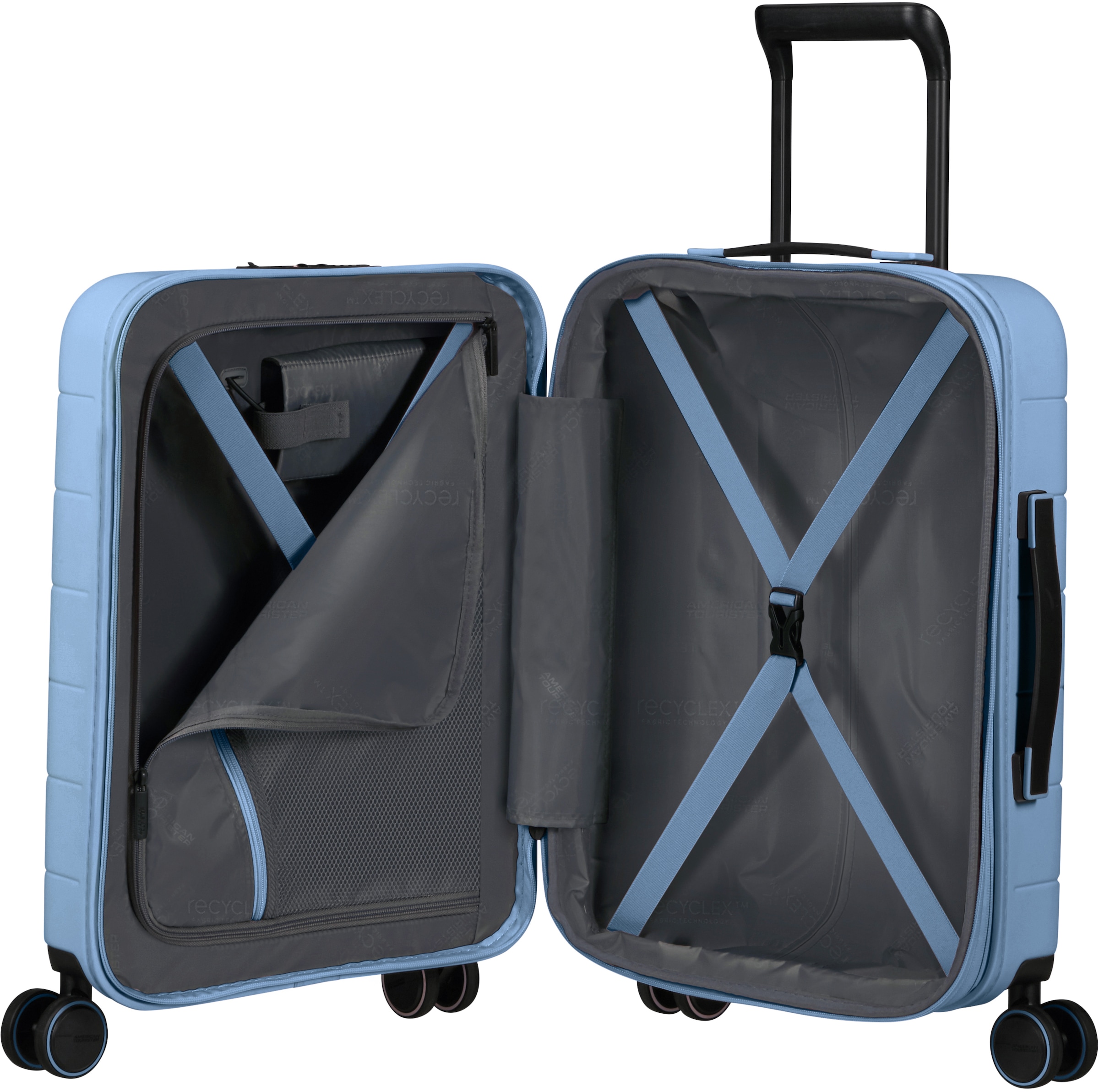 American Tourister® Hartschalen-Trolley »NOVASTREAM, in verschiedenen Farben und Größen«, 4 Rollen, Reisekoffer Großer Koffer TSA-Zahlenschloss mit Volumenerweiterung
