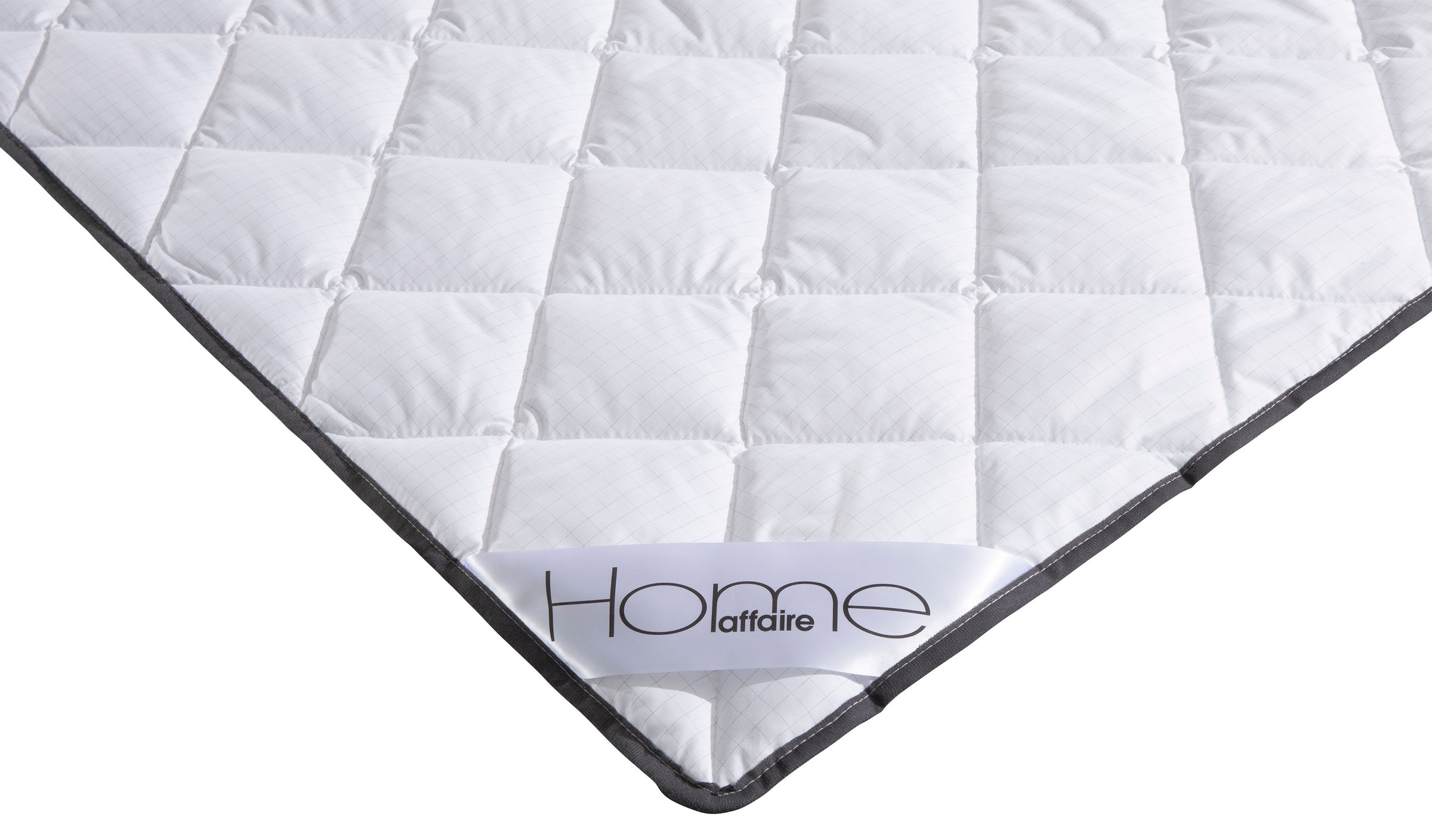 Home affaire Microfaserbettdecke »Murau, Bettdecke 135x200 cm, 155x220 cm mit antistatischer Wirkung«, leicht, Füllung Polyester, Bezug Microfaser Carbon, (1 St.), Bettdecken, Sommer, Winter, 4-JZB, Decke mit Blauen Engel zertifiziert