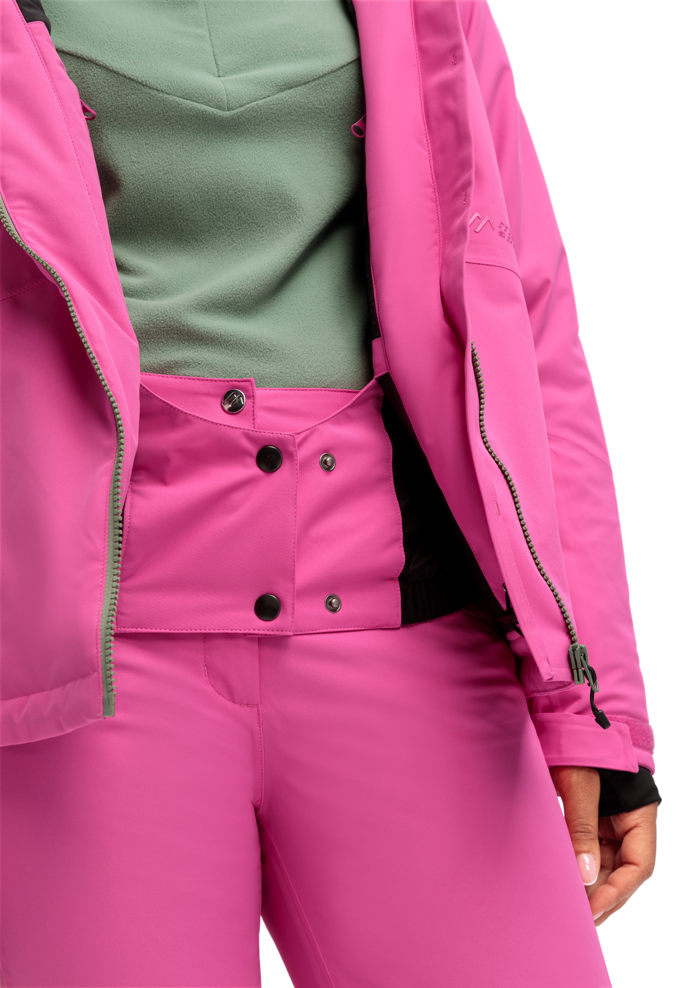 Maier Sports Skijacke »Straja«, Damen Winterjacke, wind/wasserdicht, 3 RV-Taschen und Kapuze