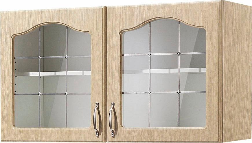 wiho Küchen Glashängeschrank »Linz«, 100 cm breit, mit 2 Glastüren