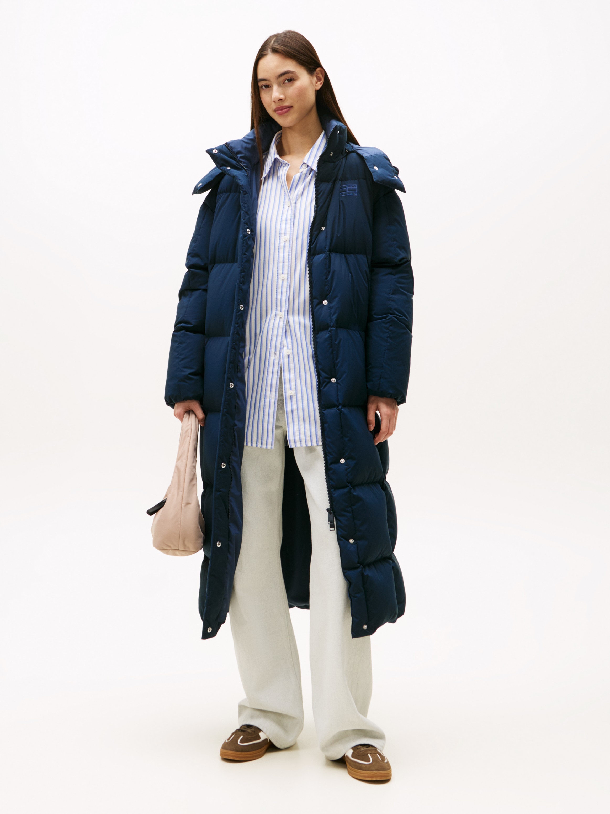 Tommy Jeans Steppmantel »TJW ALASKA GRID DWN MXI COAT EXT«