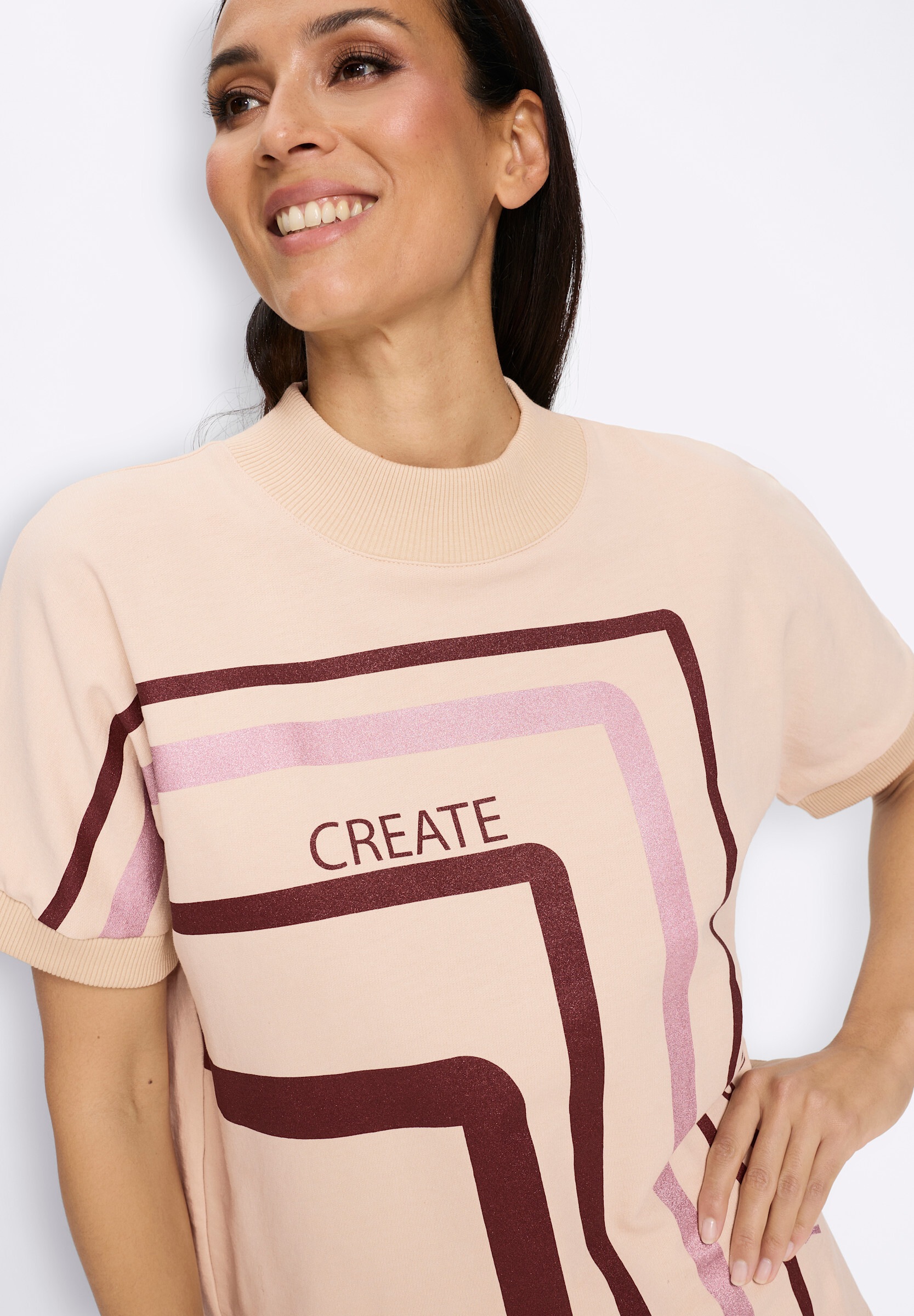 heine T-Shirt »Shirt Rollkragenshirt«