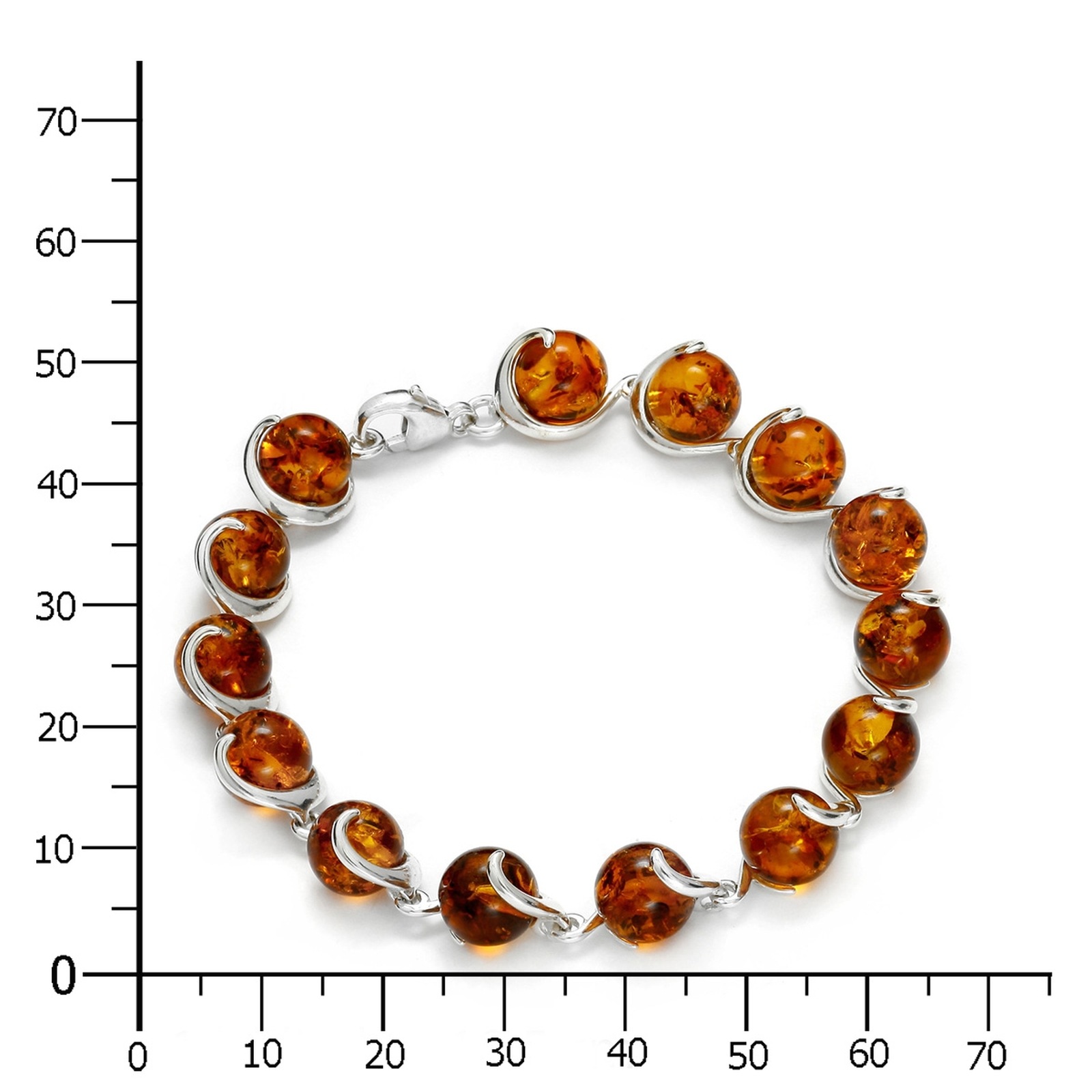 OSTSEE-SCHMUCK Armband »- Nikola - Silber 925/000 - Bernstein«