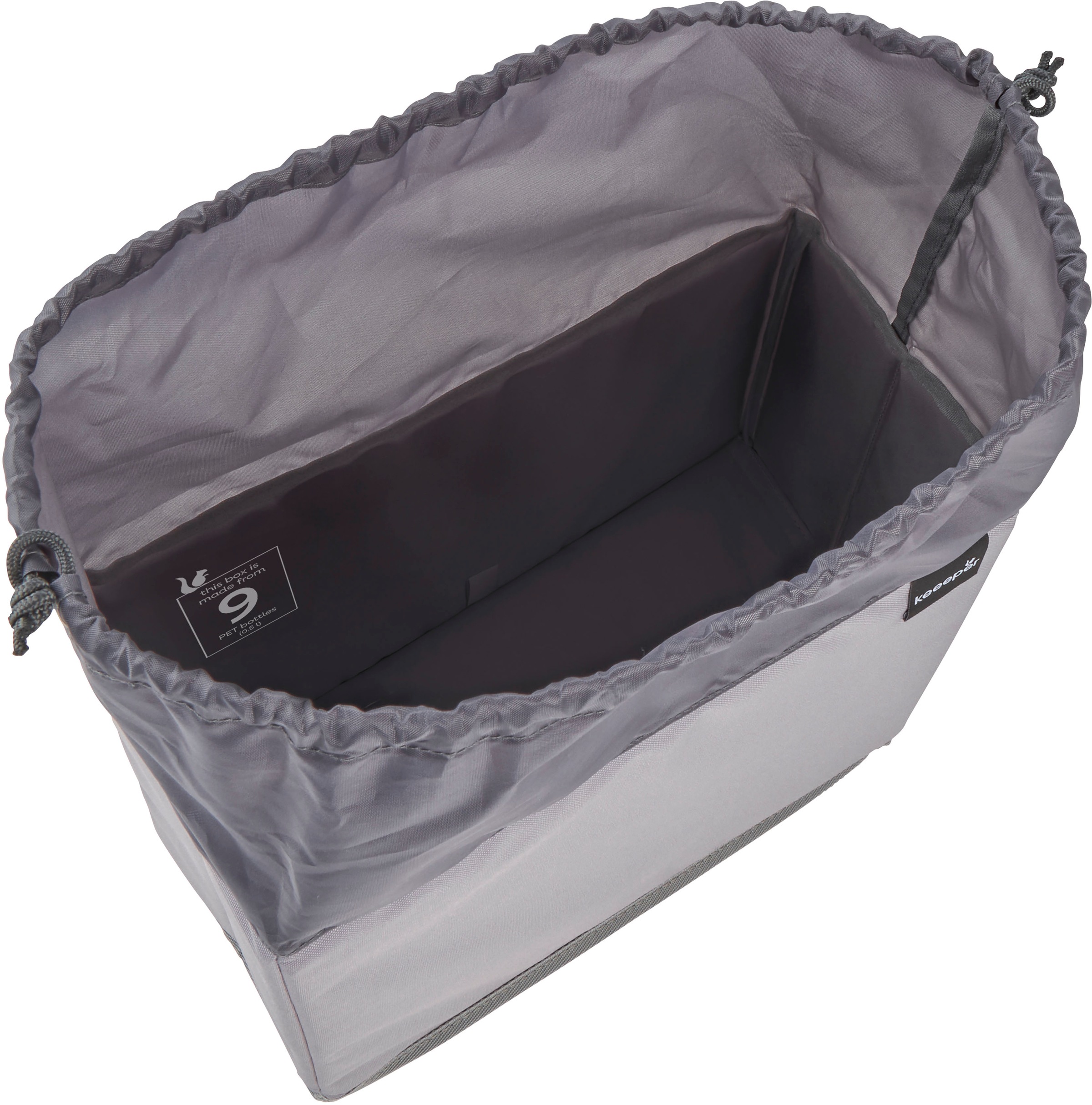 keeeper Faltbox »neo, faltbarer Einkaufsorganizer für Klappboxen« aus recycelten PET-Flaschen