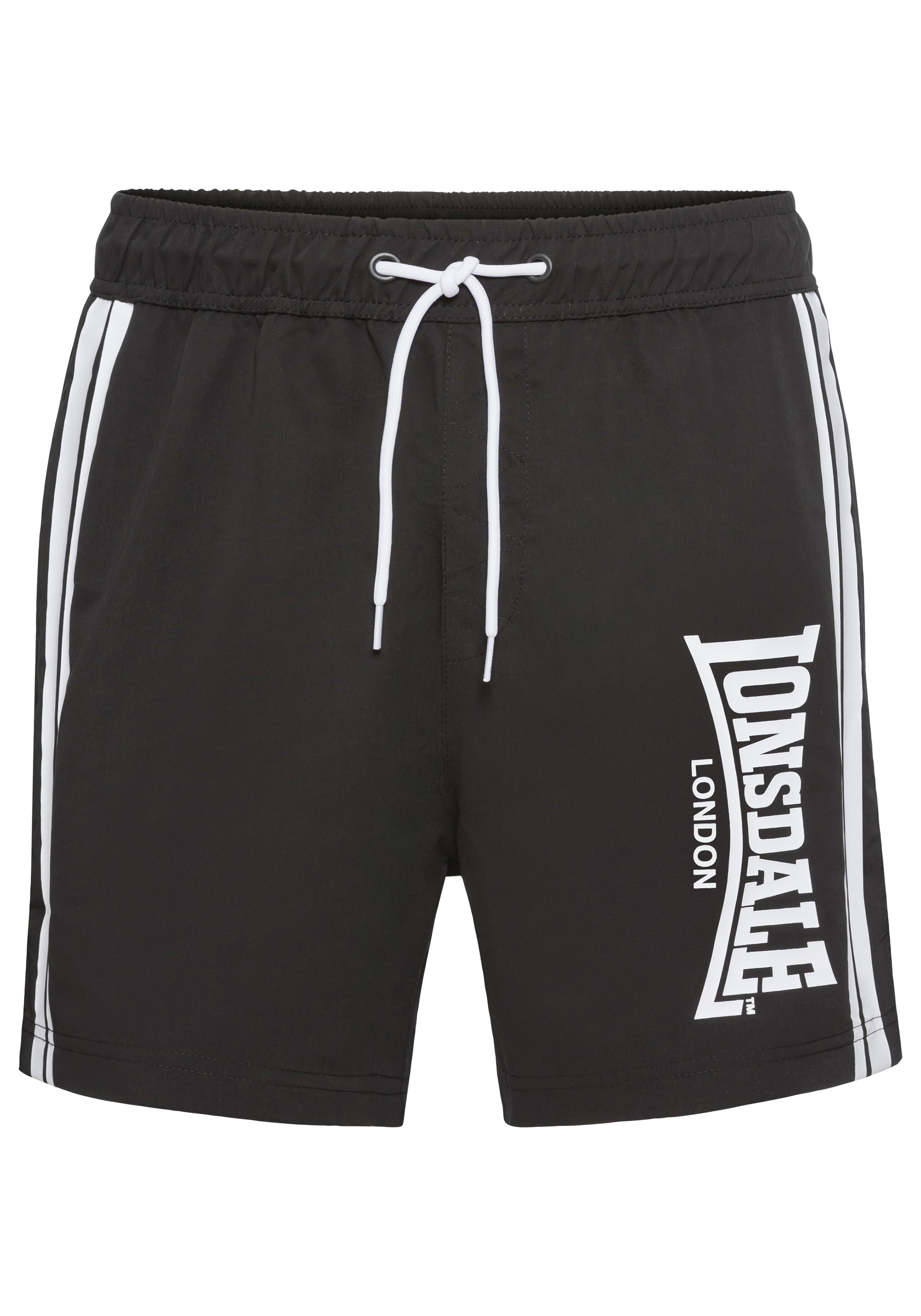 Lonsdale Shorts »TAMESIDE Badeshorts«, mit elastischem Bund und Kordelzug