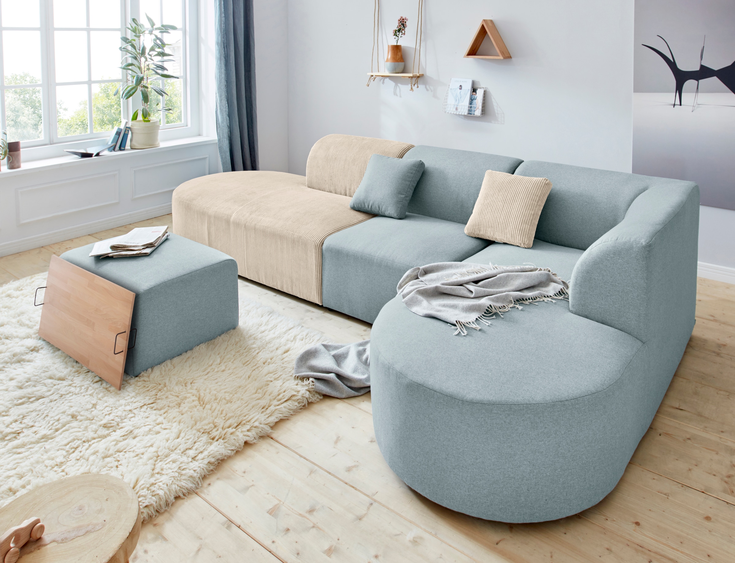 andas Sofa-Eckelement »Alesund«, als Einzelteile oder Modulteil