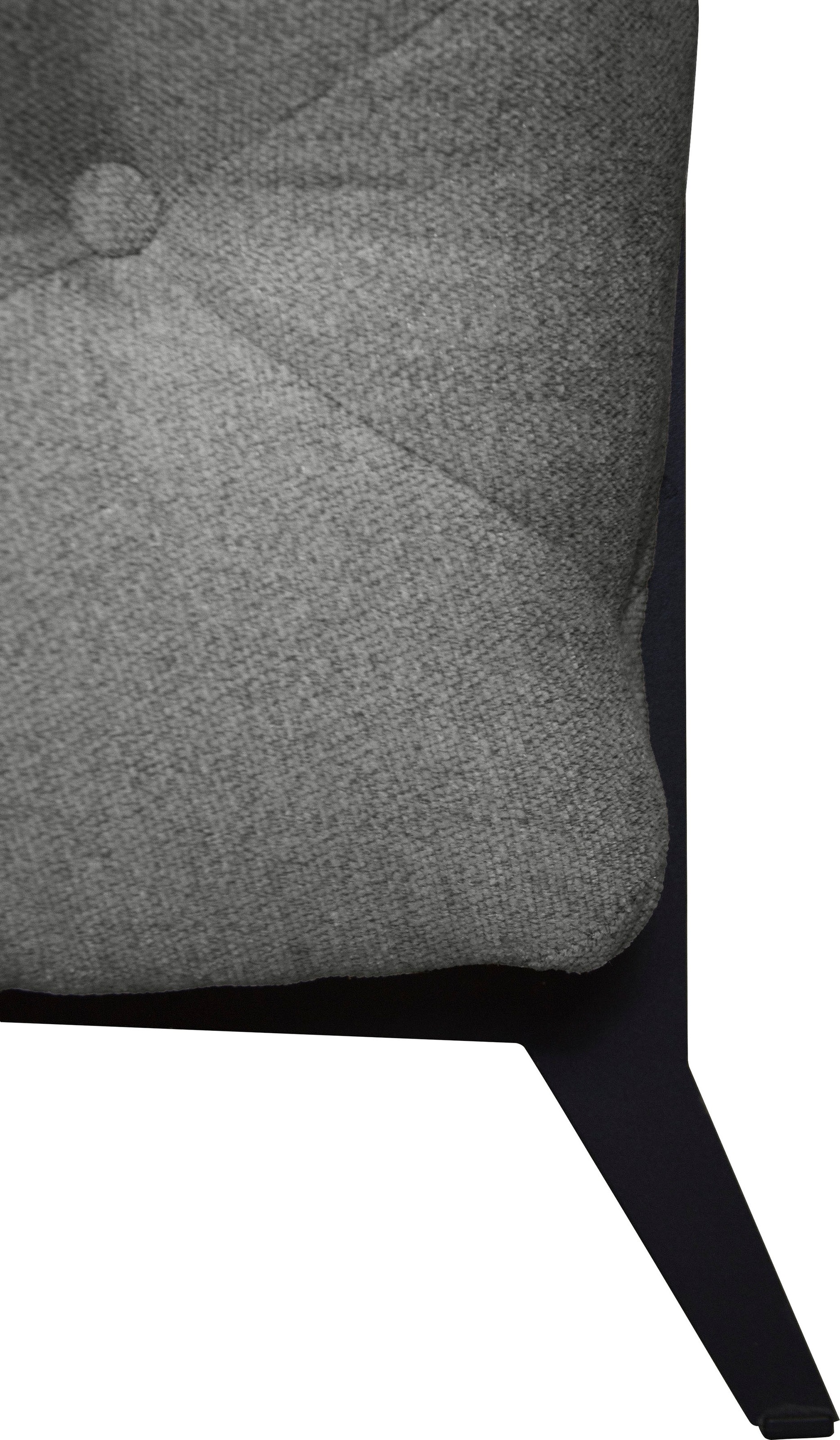 Leonique Chesterfield-Sofa »Amaury L-Form«, moderne Chersterfield-Optik, Breite 262 cm, Fußfarbe wählbar