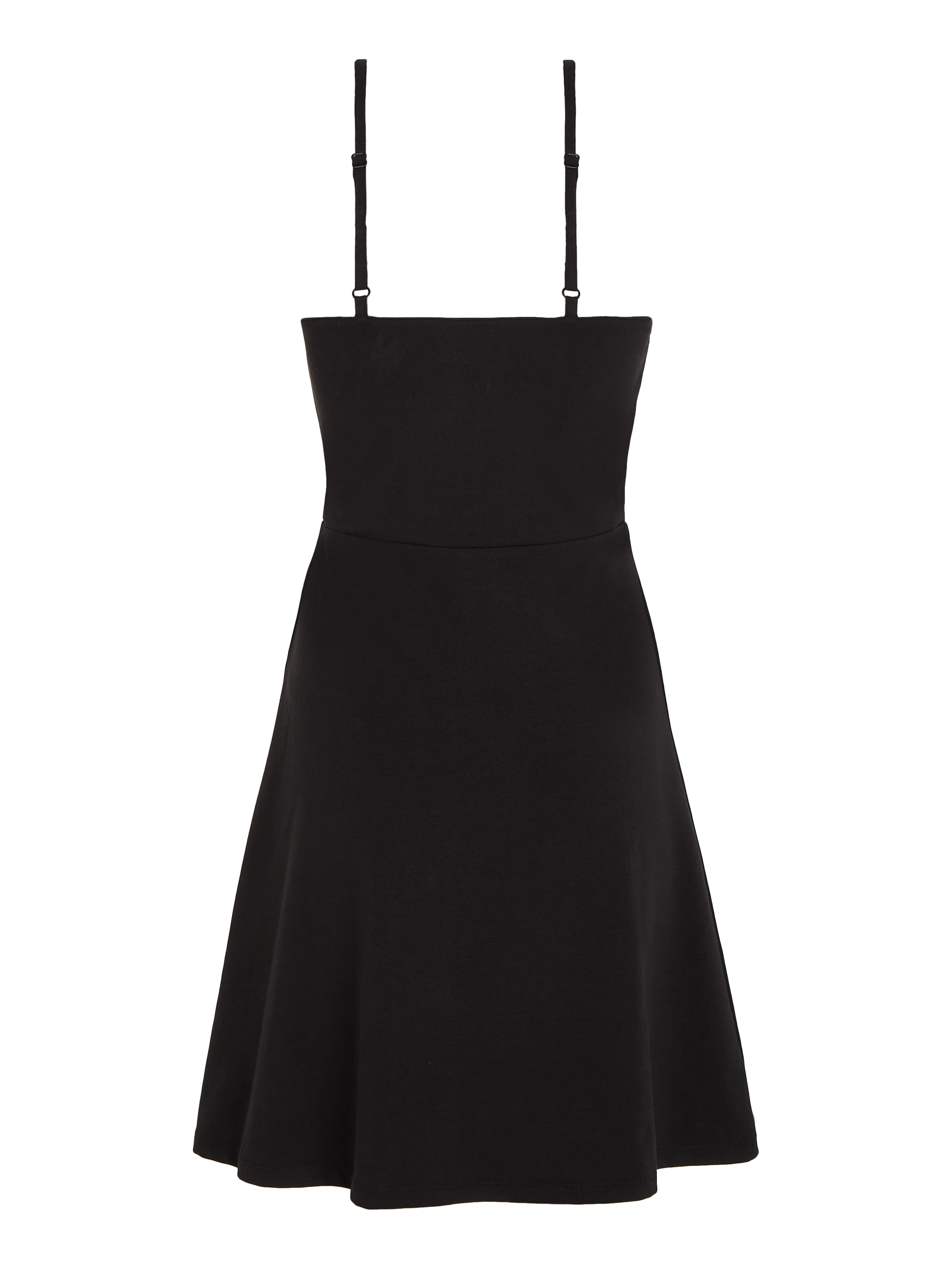 Tommy Jeans Spaghettikleid »TJW ESSENTIAL STRAP FLARE DRESS«, mit verstellbaren Spaghettiträgern
