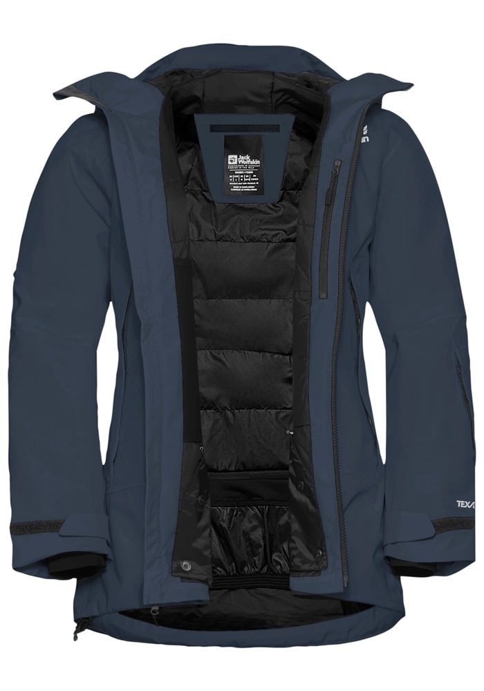 Jack Wolfskin Skijacke »FLOWLINE PRO 2L INS JKT W«, mit Kapuze