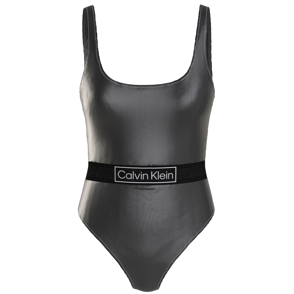 Calvin Klein Swimwear Badeanzug, mit Calvin Klein Logoschriftzug vorn