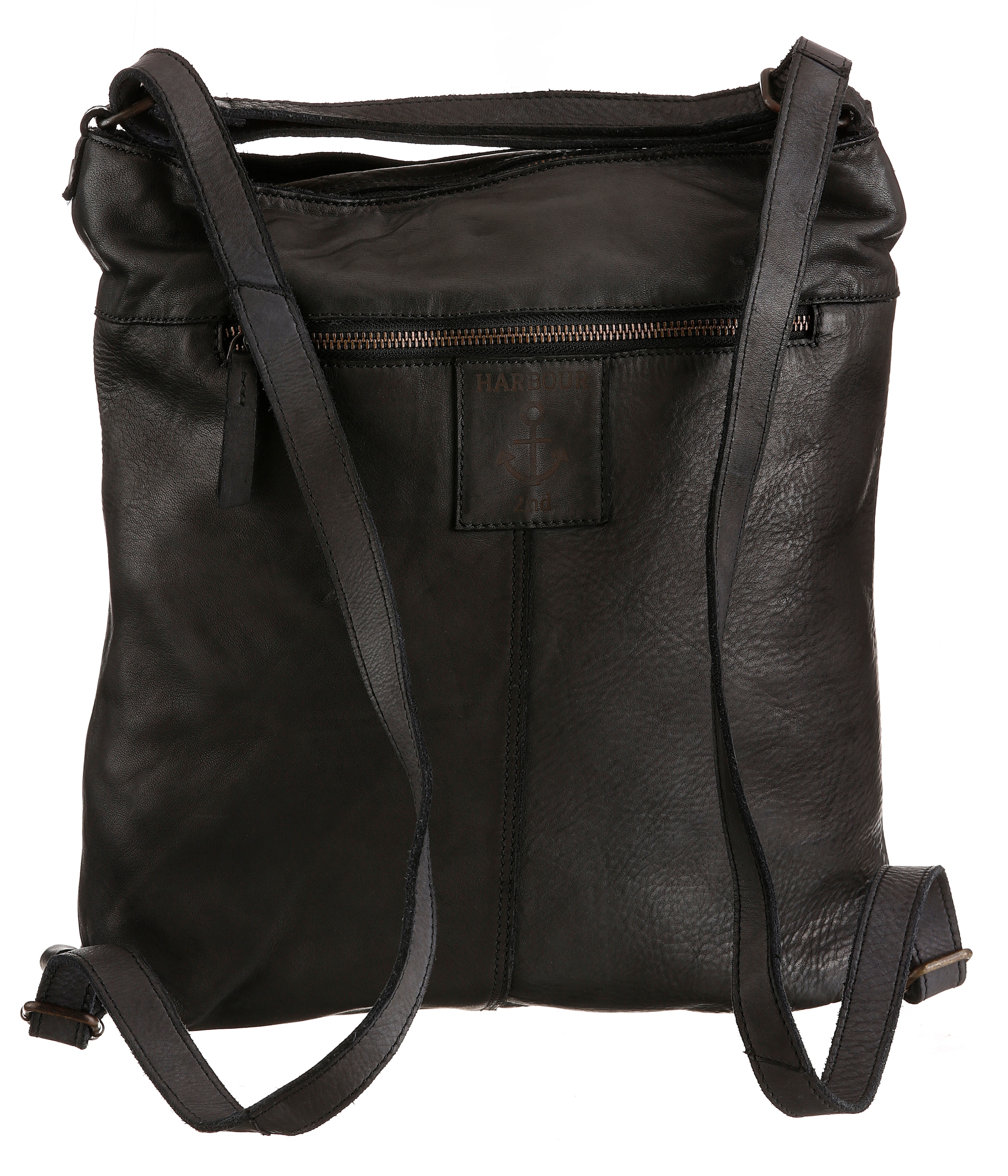 HARBOUR 2nd Cityrucksack »Nora«, aus Leder, auch als Tasche tragbar