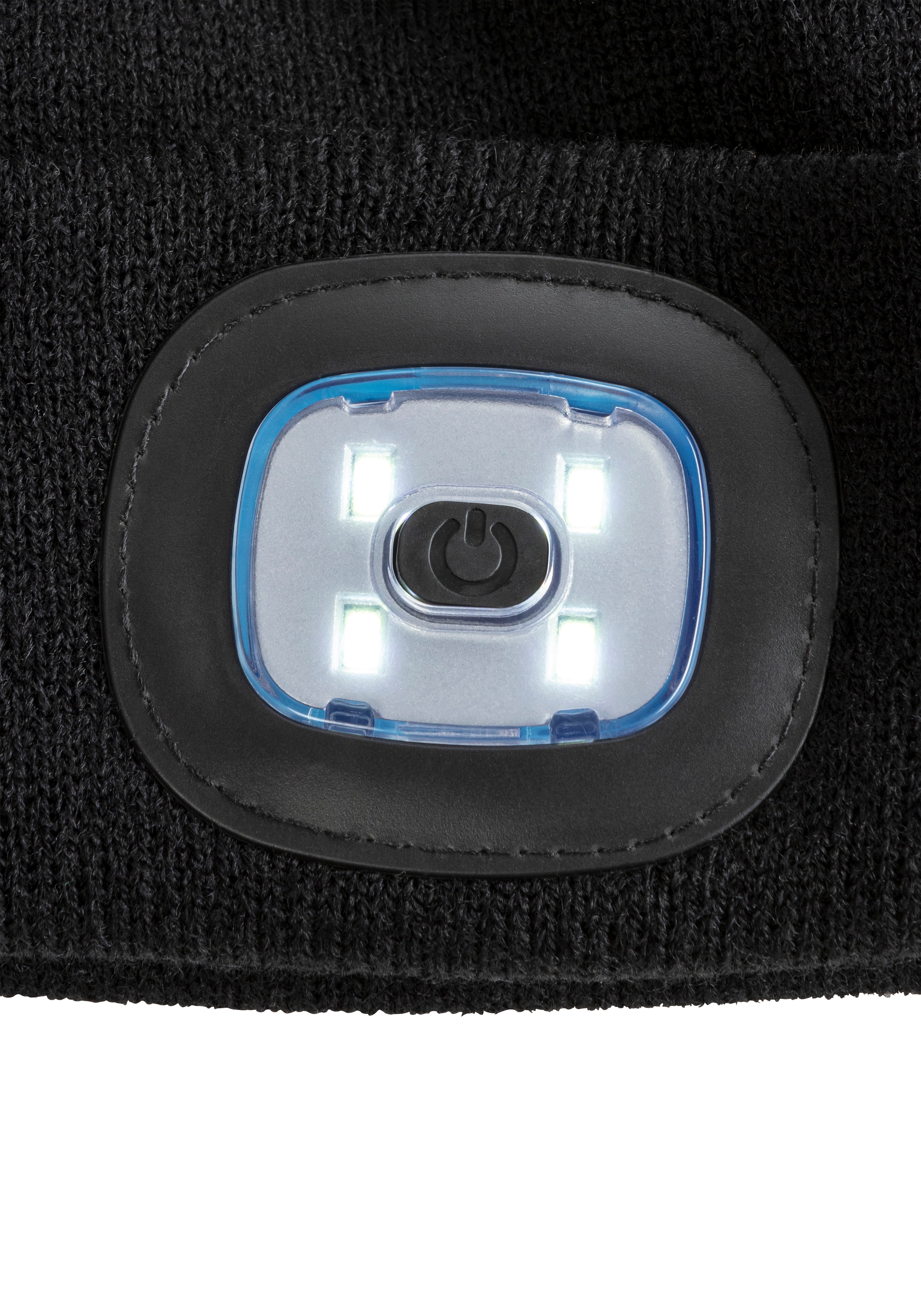 Heatkeeper Strickmütze »MEN THERMAL BEANIE+LED LIGHT RECHARGE«, wiederaufladbarer, abnehmbaren LED-Leuchte für die dunkle Jahreszeit