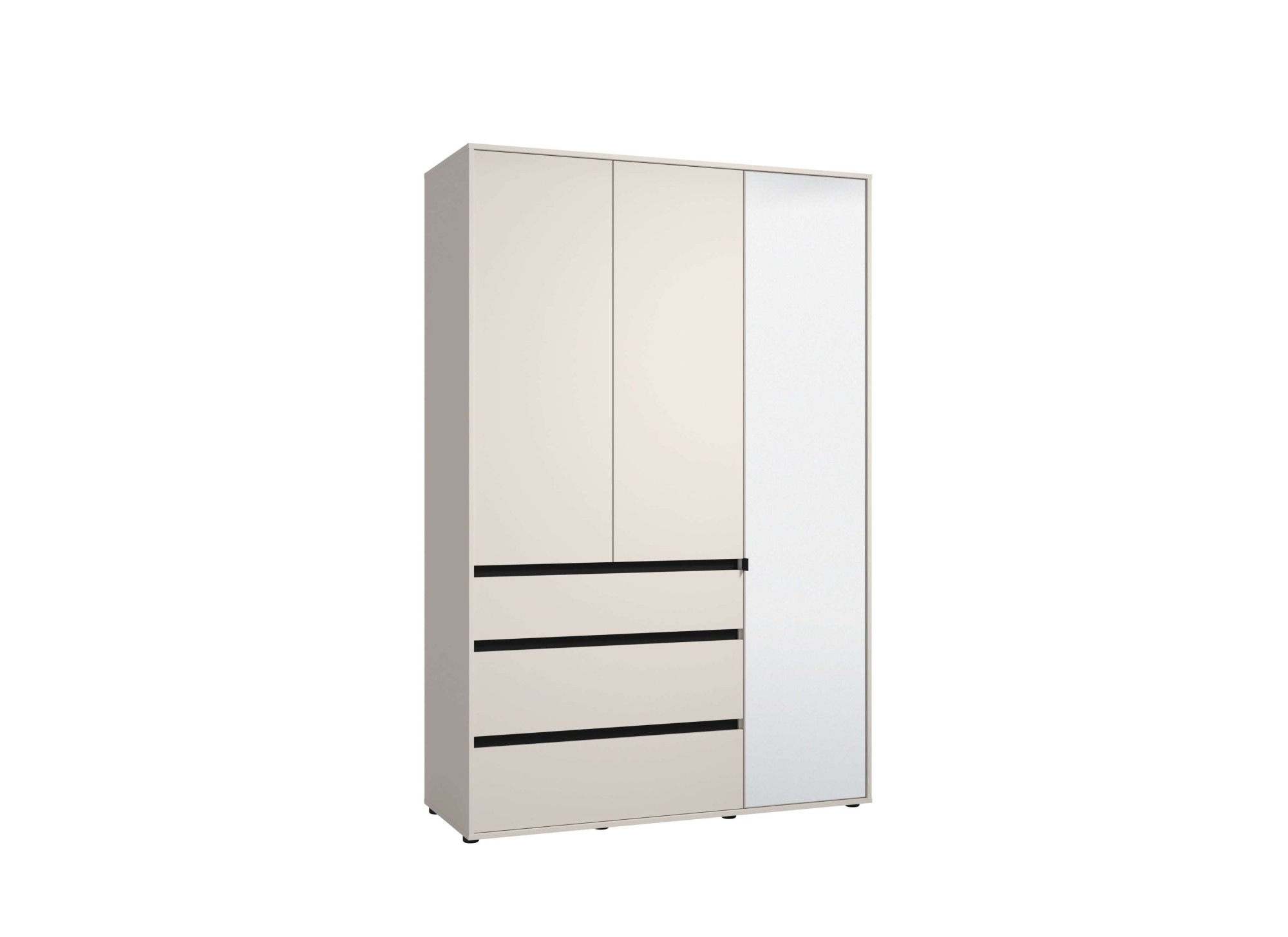 INOSIGN Kleiderschrank »Corbett, grifflose Optik, FSC-zertifziert, Made in Europe« 138 oder 182,5cm breit, 211cm hoch und 54,5cm tief,  mit Spiegel, 3 Schubladen und Innenausstattung