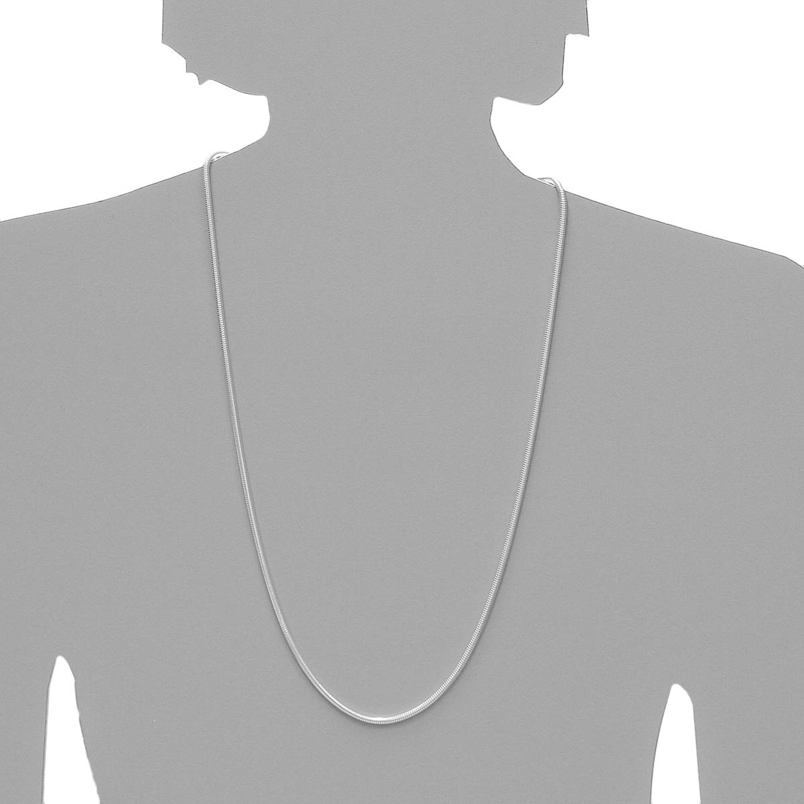OSTSEE-SCHMUCK Silberkette »- Schlange 2,4 mm - Silber 925/000 -,«