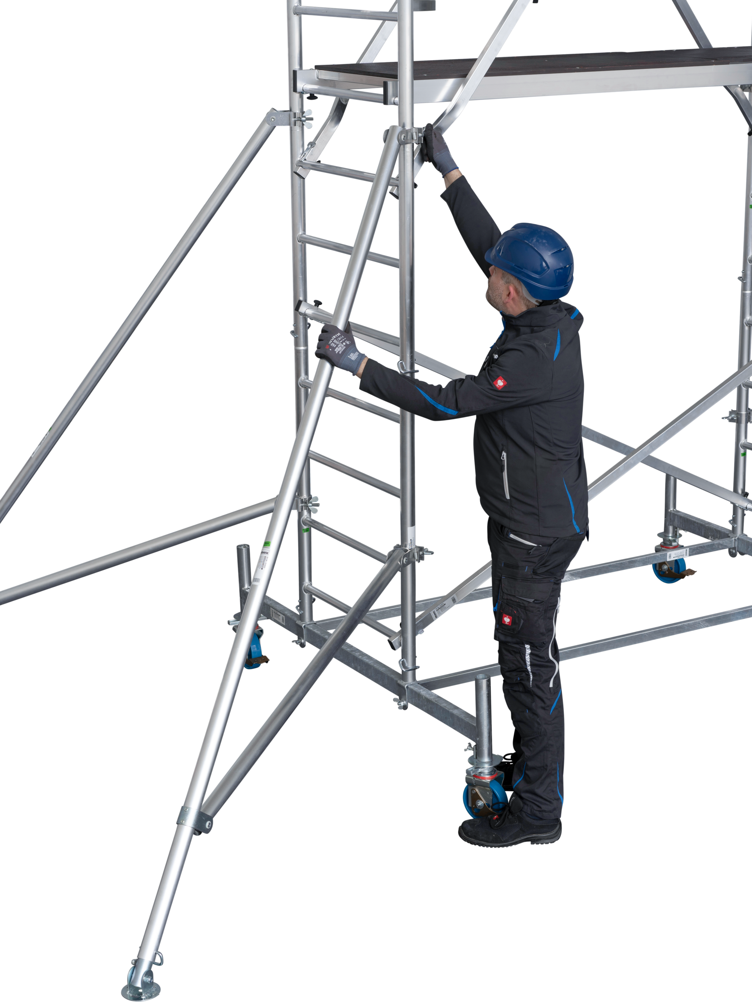 KRAUSE Fahrgerüst »ProTec«, Arbeitshöhe: 6,3 Meter