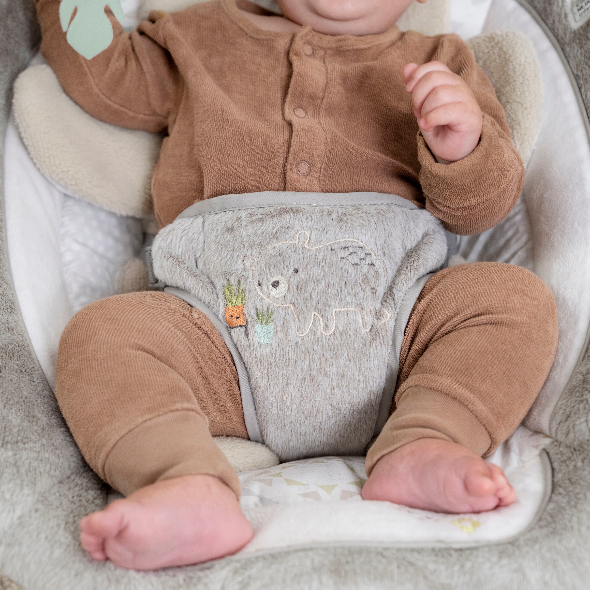 ingenuity Babyschaukel »InLighten Bouncer™ - Nate™«, bis 9 kg, mit Licht und Sound