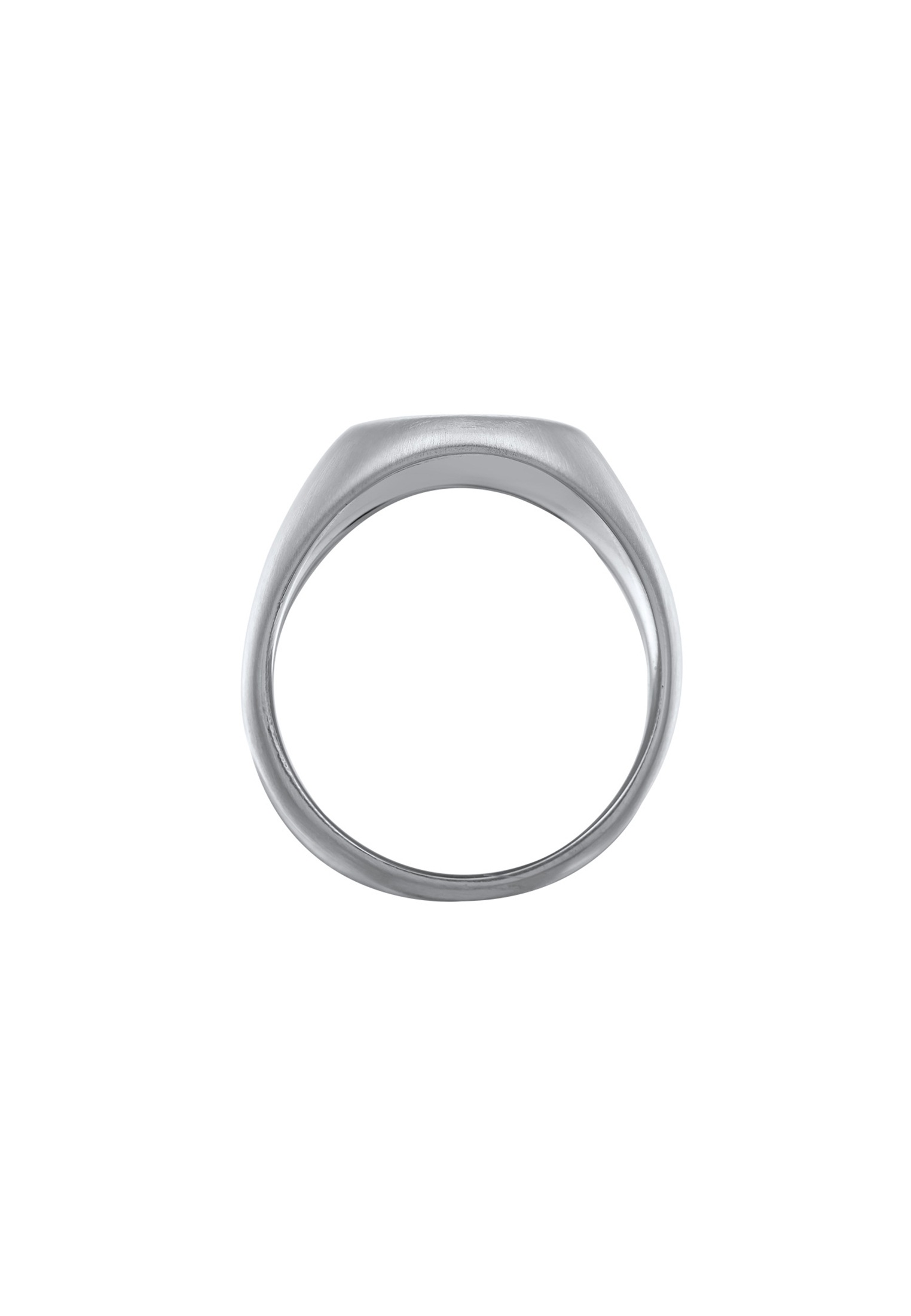 Kuzzoi Siegelring »Ring Herren Siegelring Silberfarben Edelstahl«