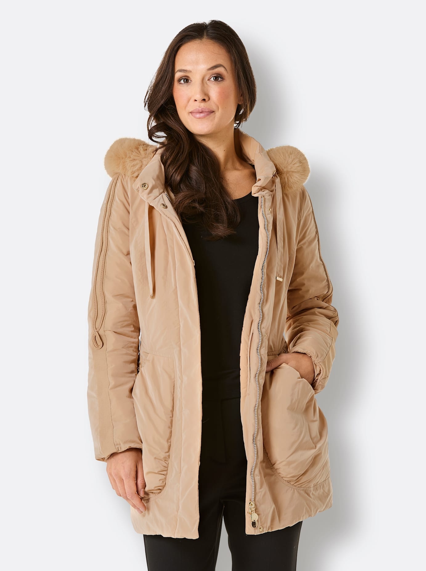 CREATION L PREMIUM Daunenjacke, mit Kapuze