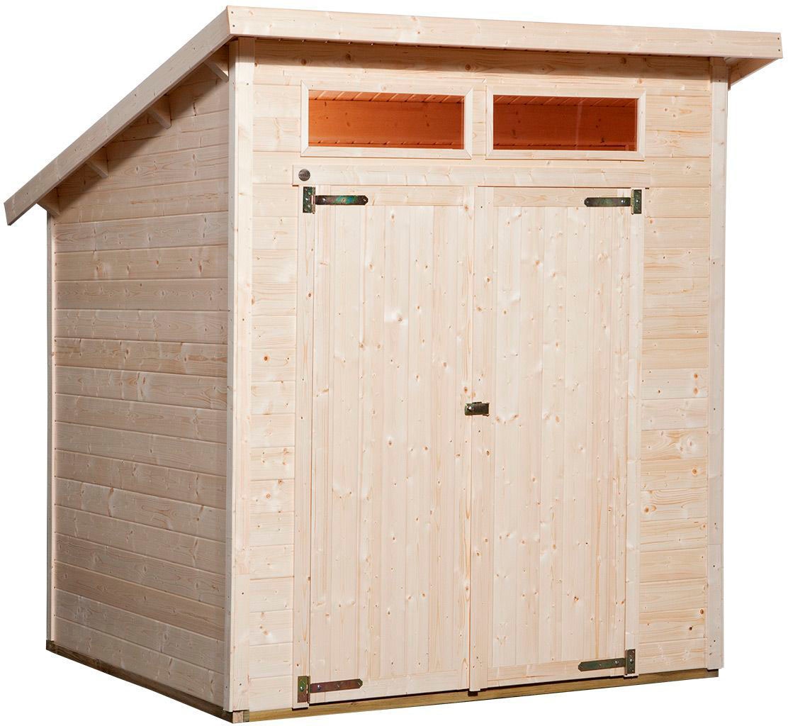 Weka Gartenhaus »325 A, natur, 19 mm« in beige