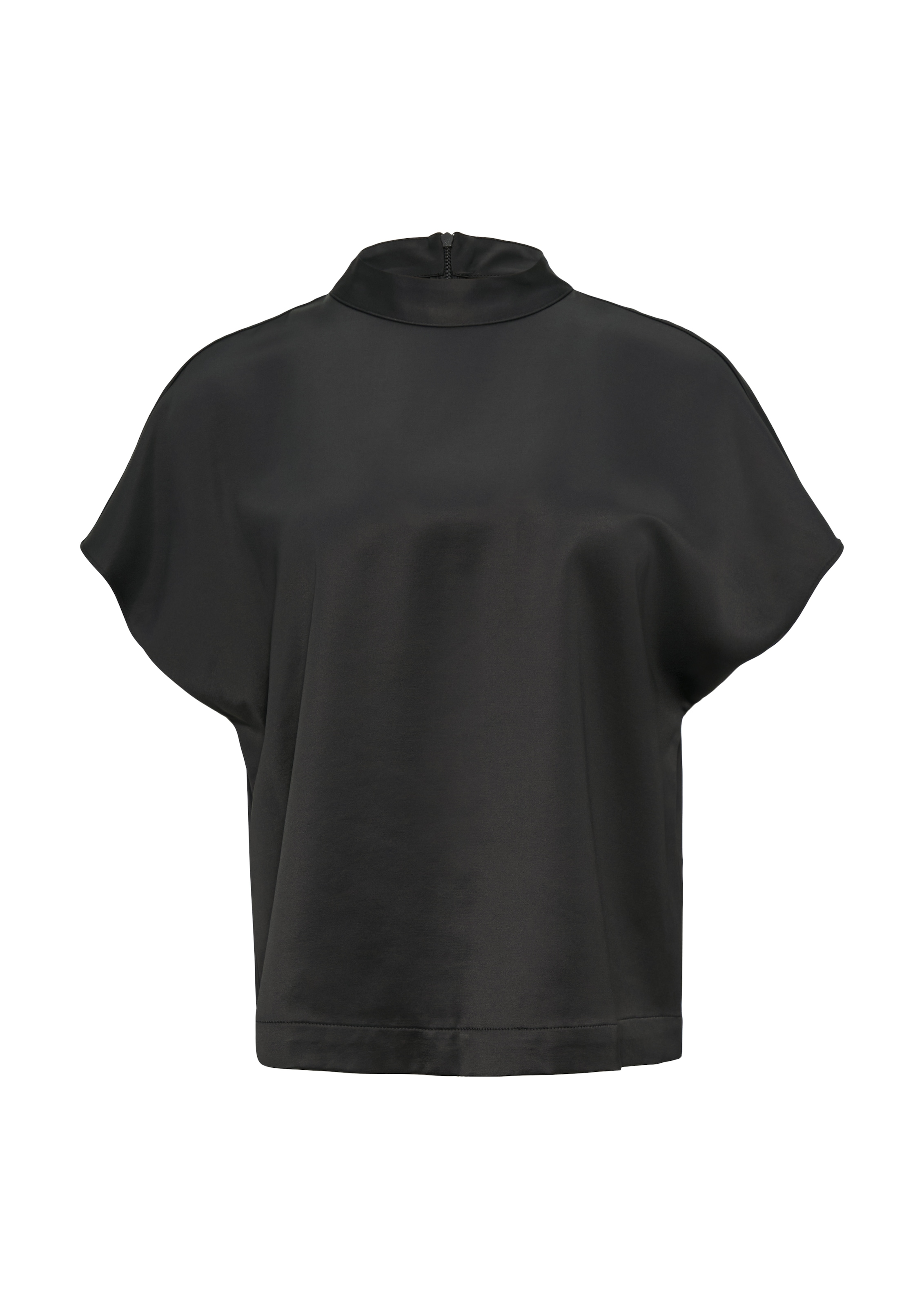 s.Oliver BLACK LABEL Satinbluse, mit 1/2 Arm