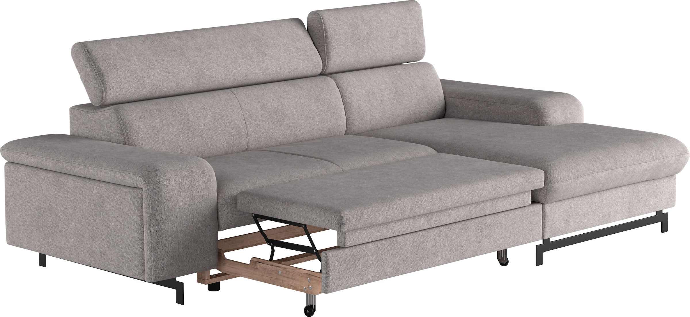 COTTA Ecksofa »Emma L-Form«, mit Kopfteilverstellung, wahlweise mit Bettfunktion & Bettkasten