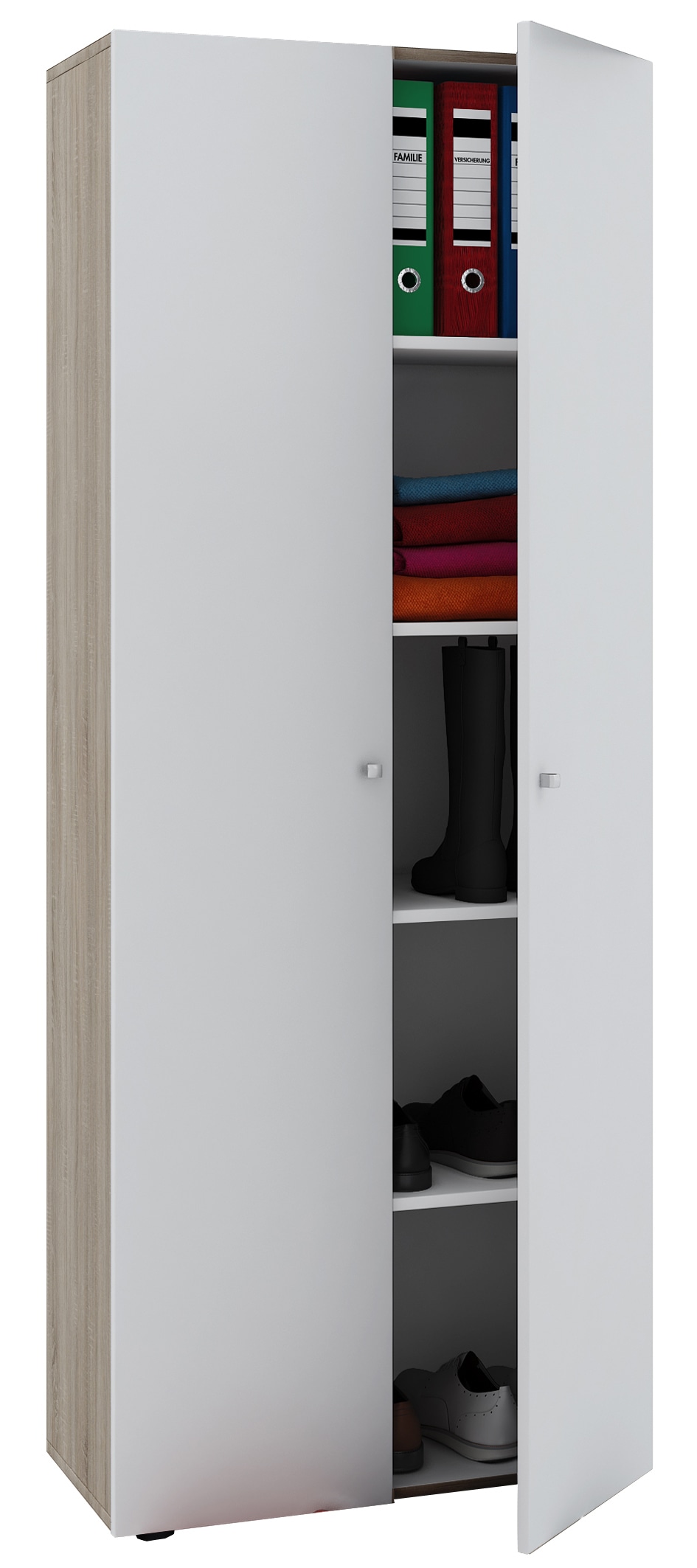 VCM Aktenschrank »Büroschrank Bücher Ordner Aktenschrank Vandol« 1 Stk. tlg.