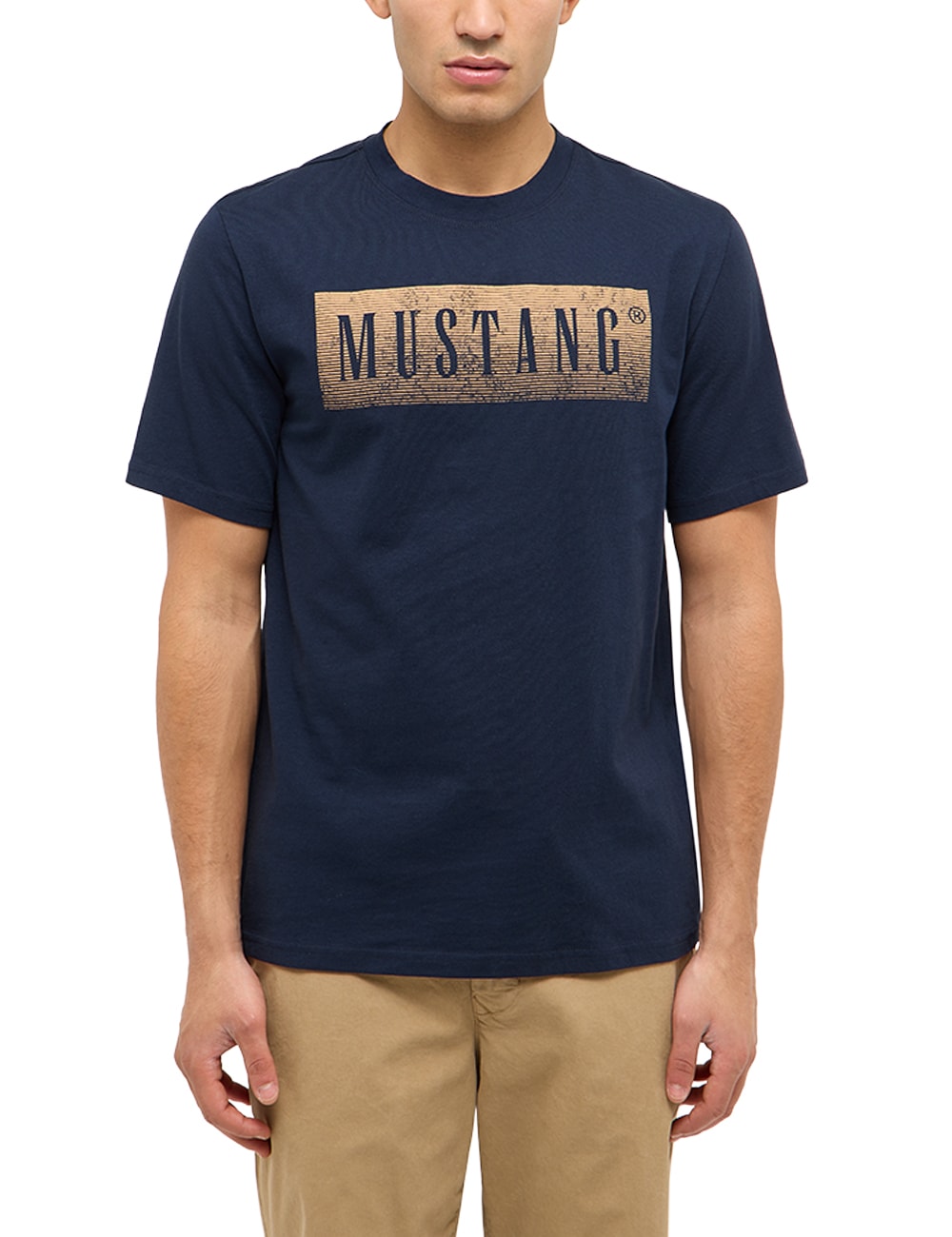 MUSTANG T-Shirt »MU-Austin Block Logo« Regular fit