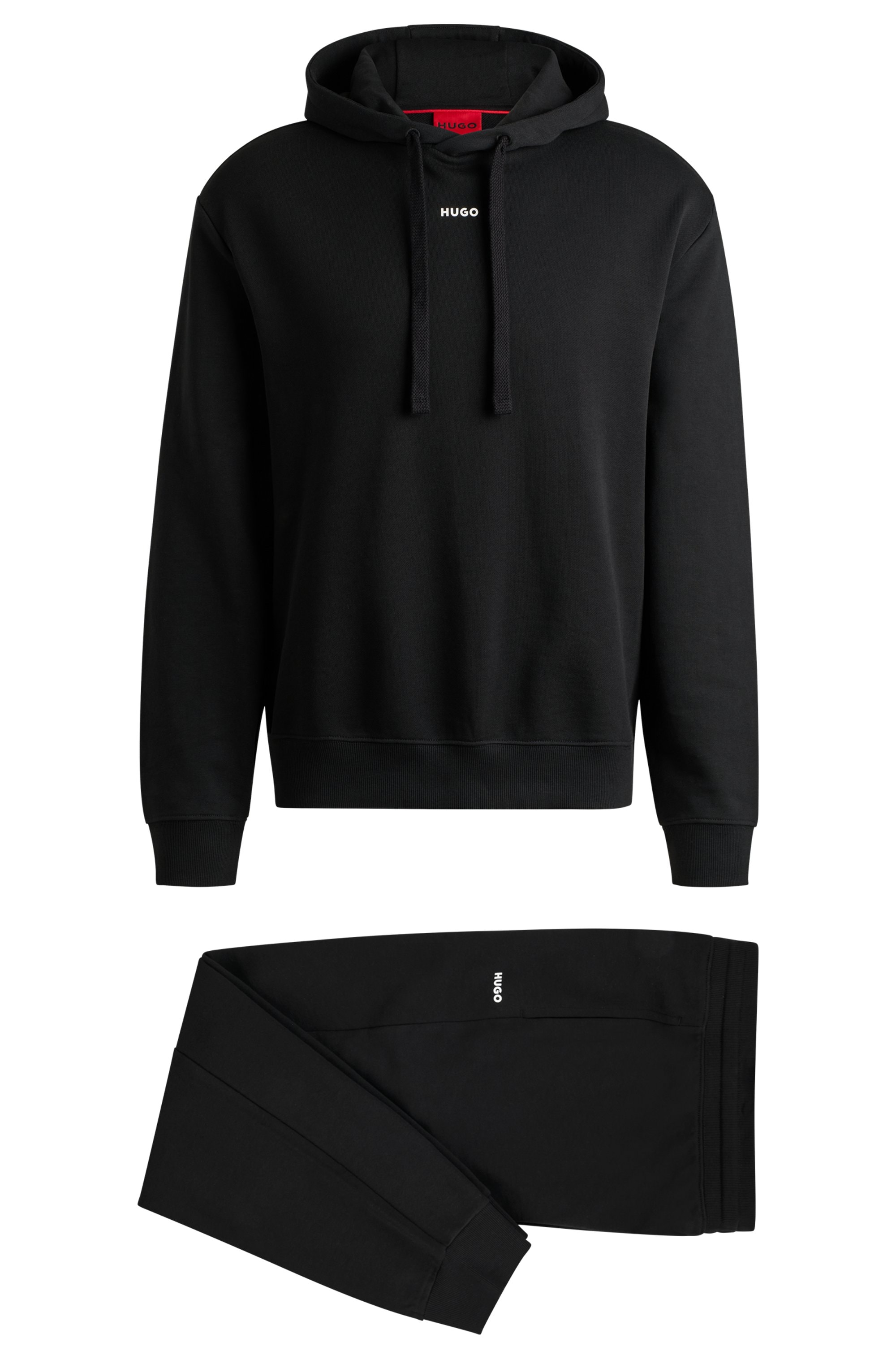 HUGO Jogginganzug »DapoDayote« Set, 2 Zweiteiliger Trainingsanzug Relaxed Fit, Kapuze mit Kordelzug