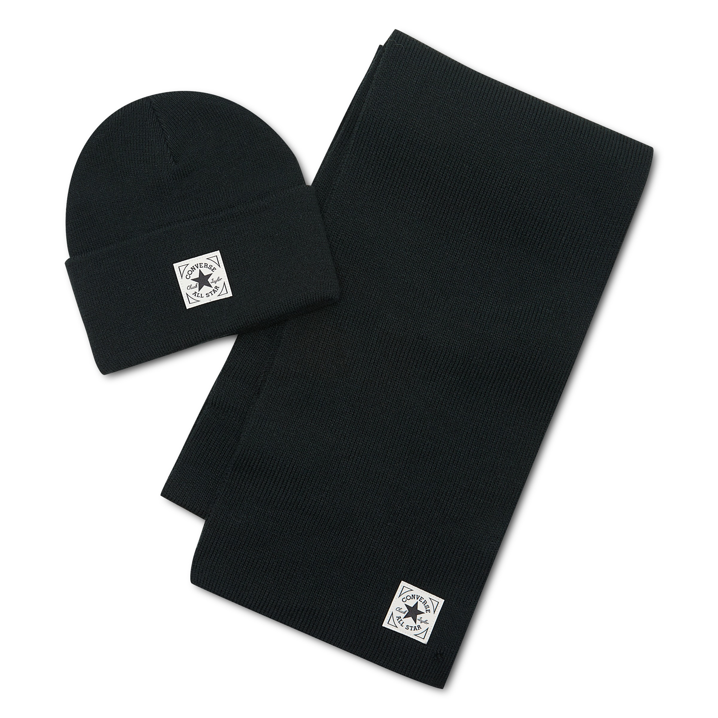 Converse Strickmütze »CAU HAT AND SCARF SET« 2 Stk. 2-teiliges Set, sportlicher Stil, One Size