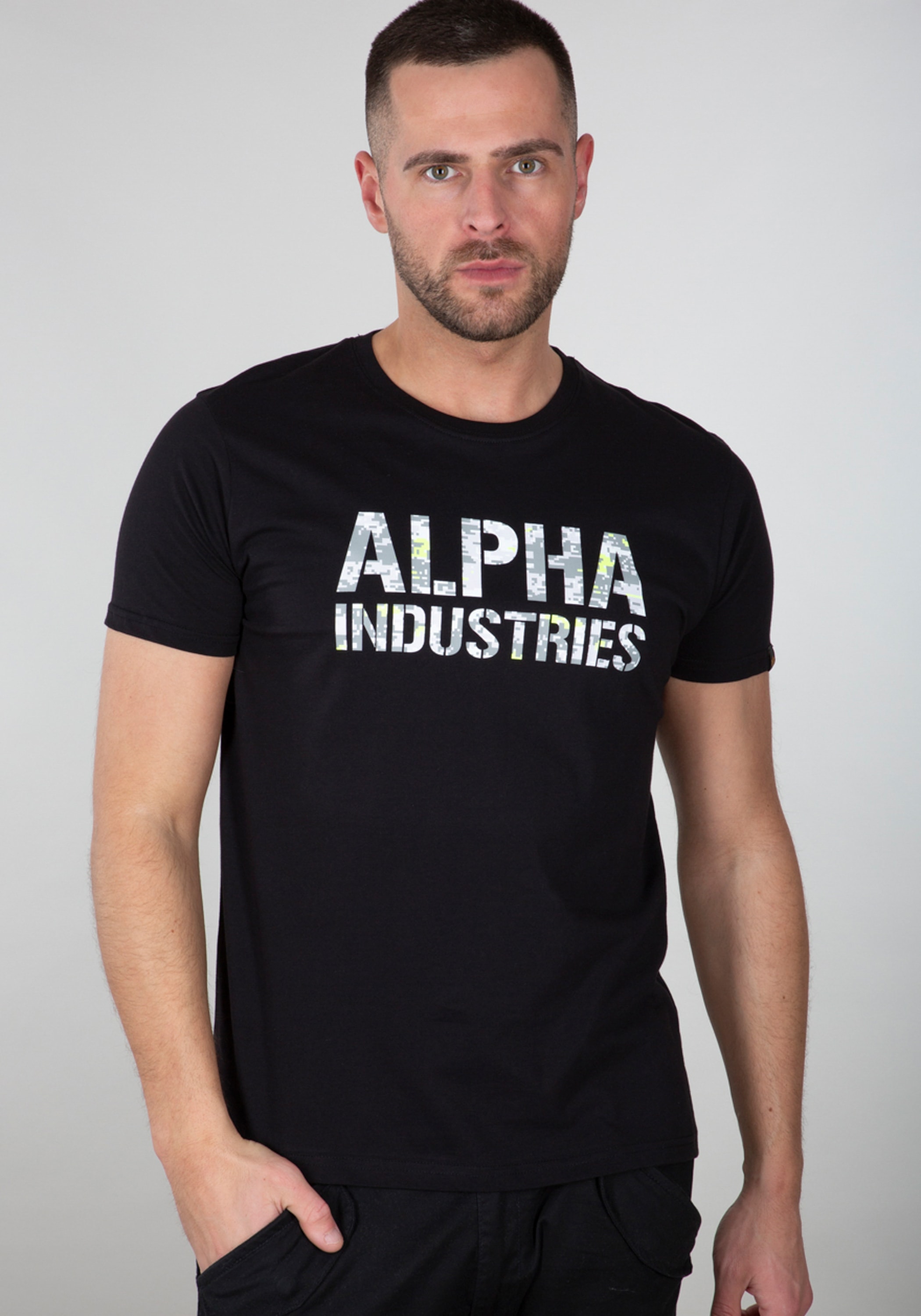 Alpha Industries T-Shirt »Alpha Industries Men - T-Shirts Alpha Camo Print T-Shirt«