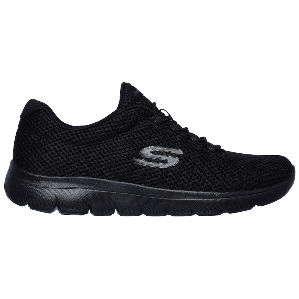 Skechers Slip-On Sneaker »SUMMITS«, Freizeitschuh, Halbschuh, Schlupfschuh mit komfortabler Innensohle