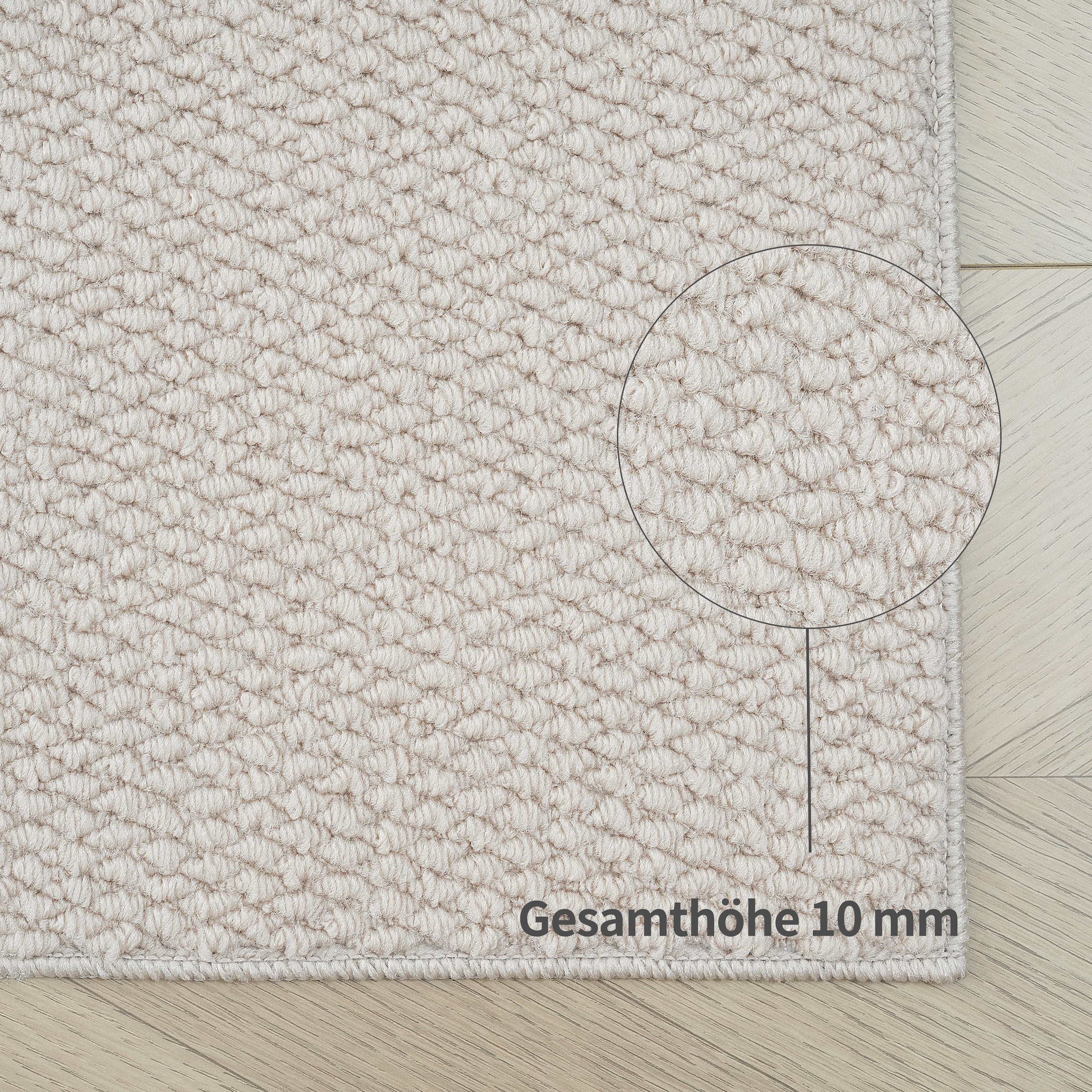 s.Oliver Teppich »Lenni«, rechteckig, 10 mm Höhe, Uni-Farben, kurzflor, waschbar, Wohnzimmer, Schlafzimmer