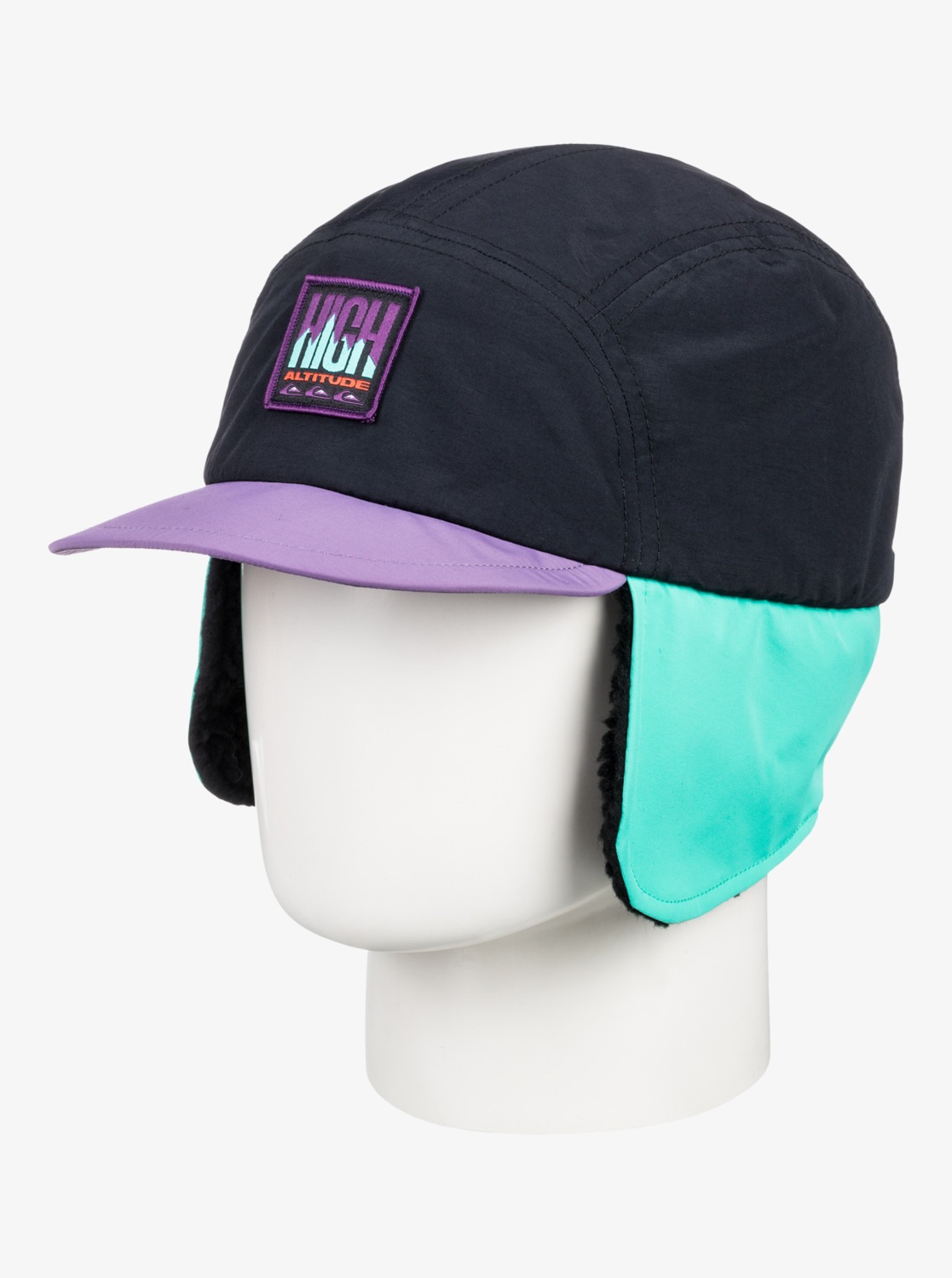 Quiksilver Fitted Cap »High Time« in schwarz, Größe Einheitsgröße