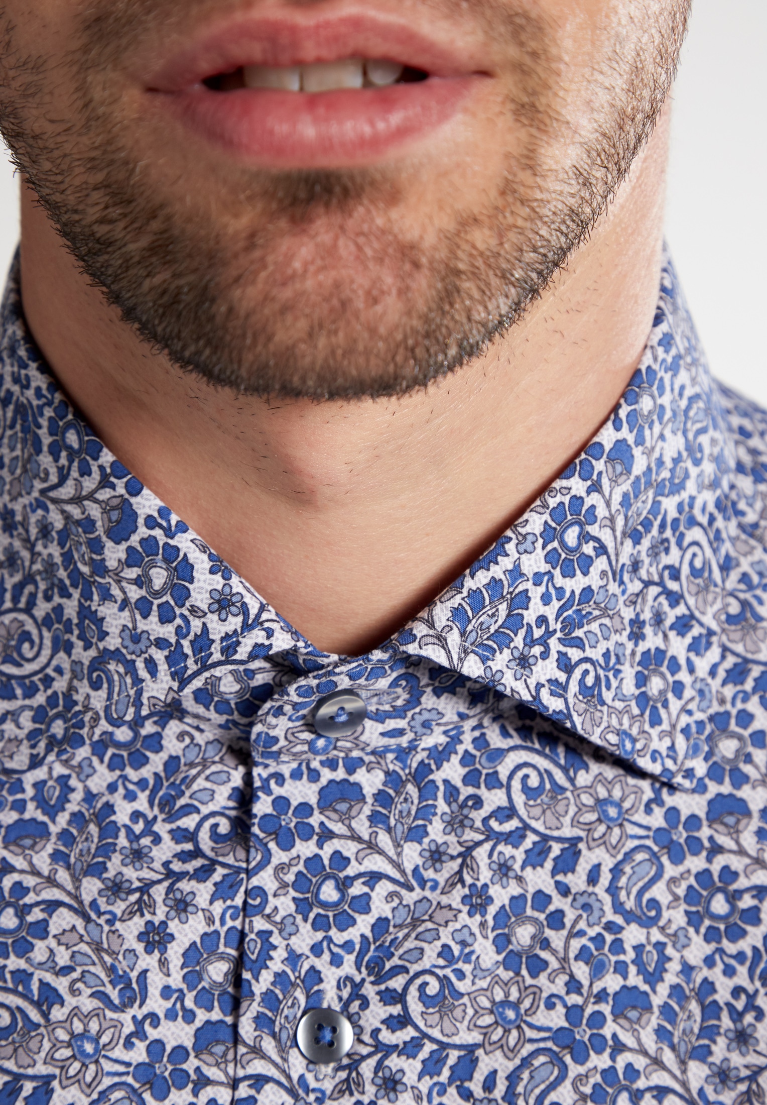 Eterna Langarmhemd »MODERN FIT« EASY IRON (bügelleicht)