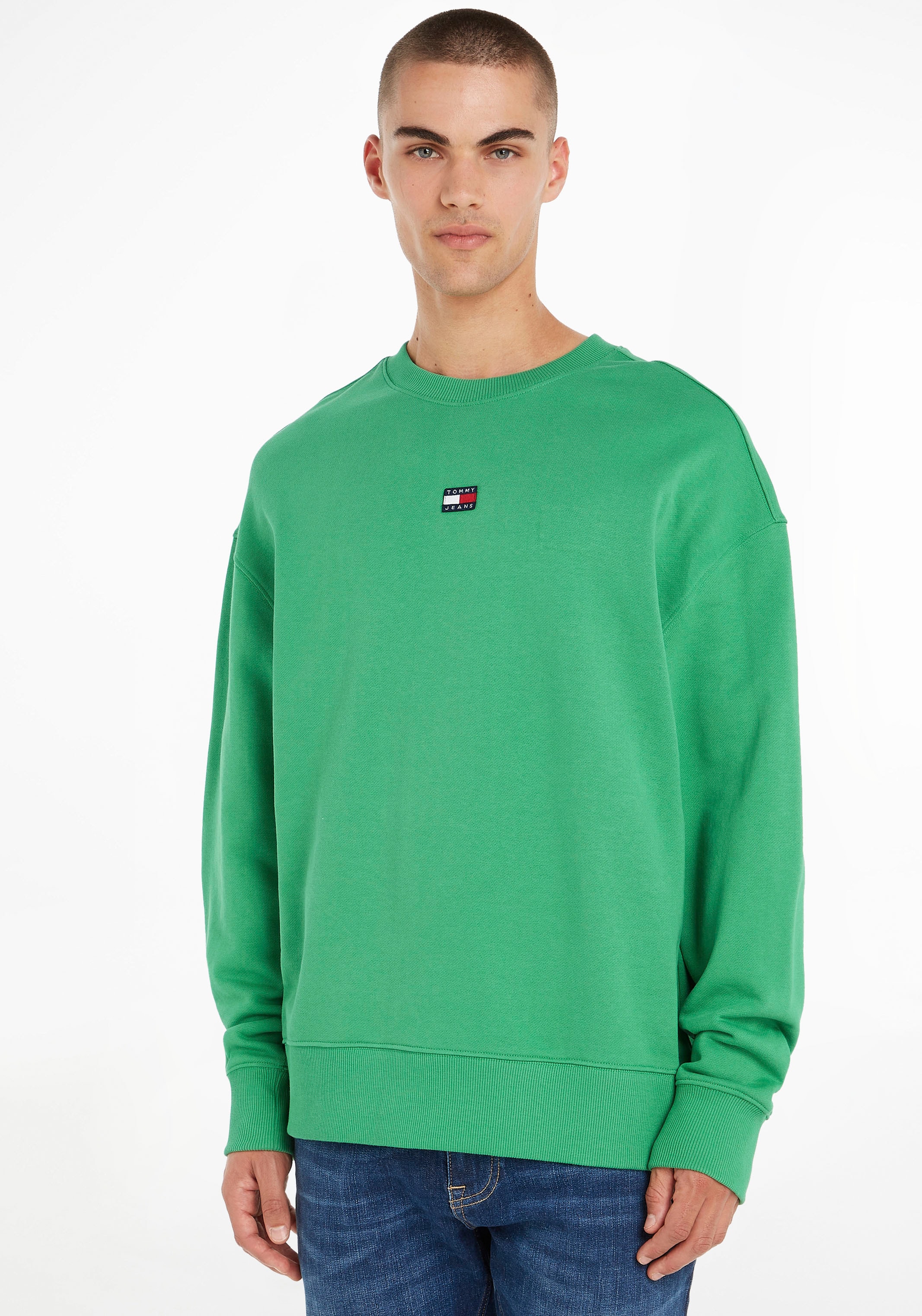 Tommy Jeans Sweatshirt mit RLX CREW«, Tommy »TJM shoppen Stickerei BADGE OTTO online bei XS Jeans
