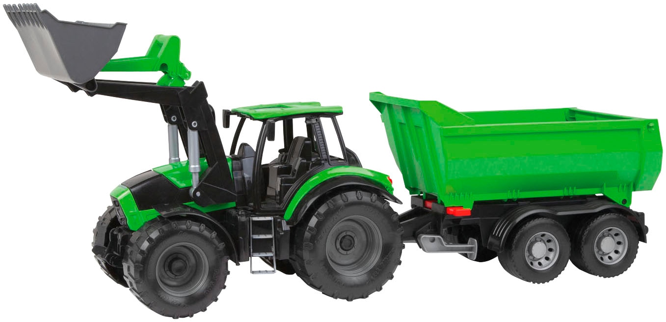 Lena® Spielzeug-Traktor »Worxx Traktor Deutz-Fahr Agrotron 7250 TTV mit Anhänger« Made in Europe