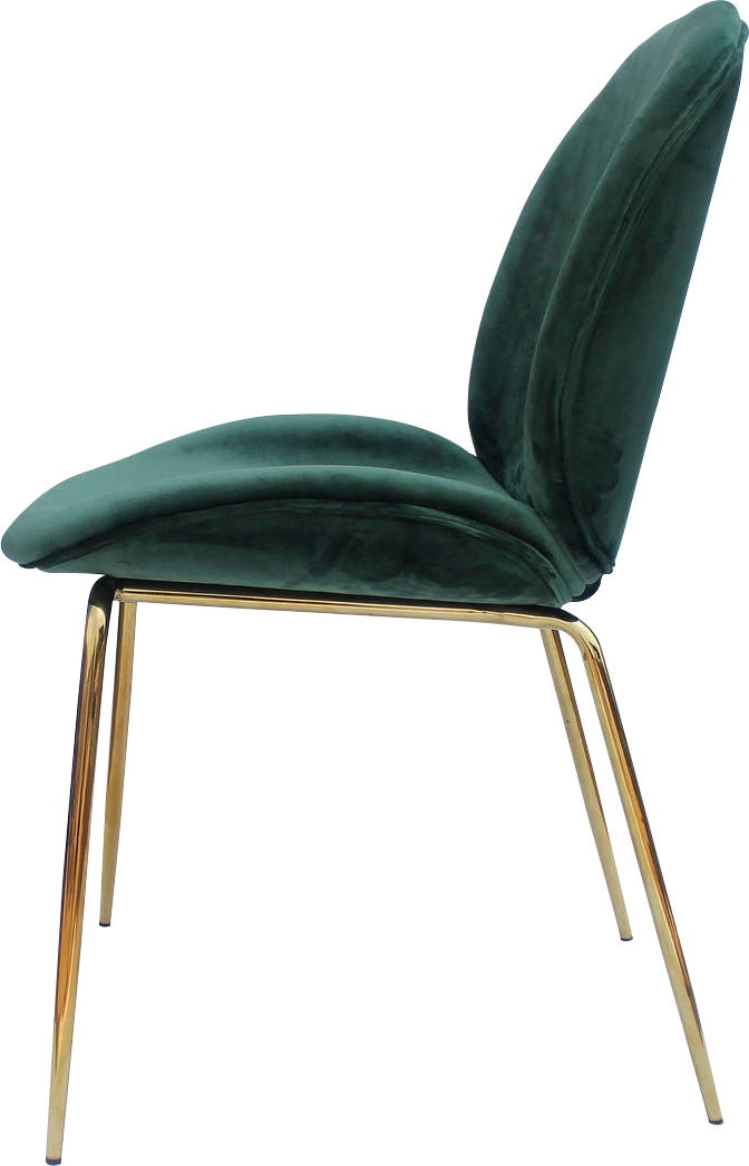 Kayoom Stuhl »Charlize 110 2er-Set, TOPSELLER! Esszimmerstühle,moderne Optik«, (Set), 2 St., Samtstoff, samtweicher Bezug, bequem, zeitlos, moderne Optik