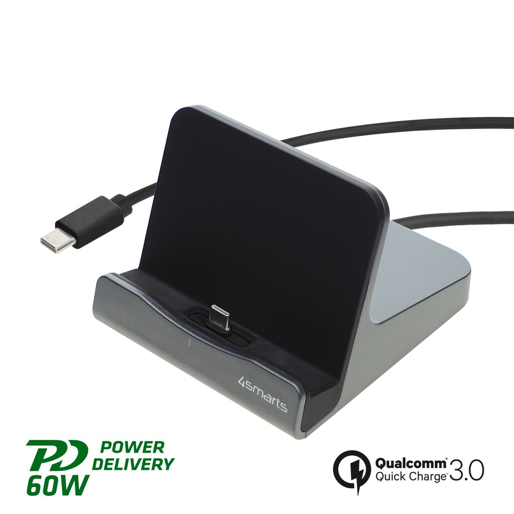 4smarts Ladeschale »4SMARTS Charging Station VoltDock Tablet USB-C 60W«