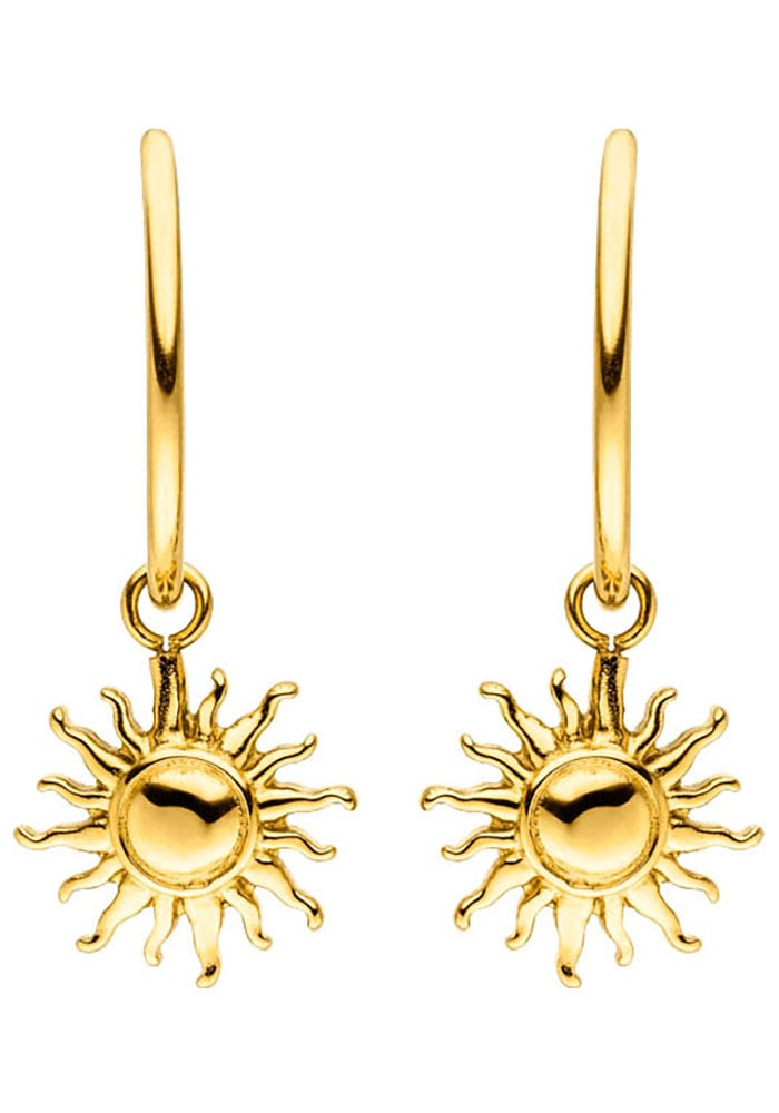 Paar Creolen »Schmuck Geschenk Sun Ohrringe, mit abnehmbaren Einhänger, Earring-Sun«,...