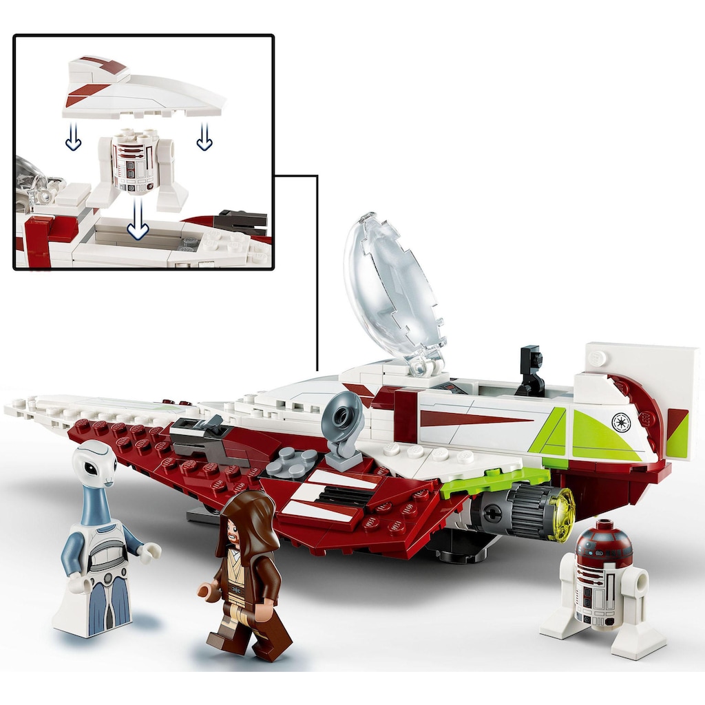 LEGO® Konstruktionsspielsteine »Obi-Wan Kenobis Jedi Starfighter™ (75333), LEGO® Star Wars™«, (282 St.)