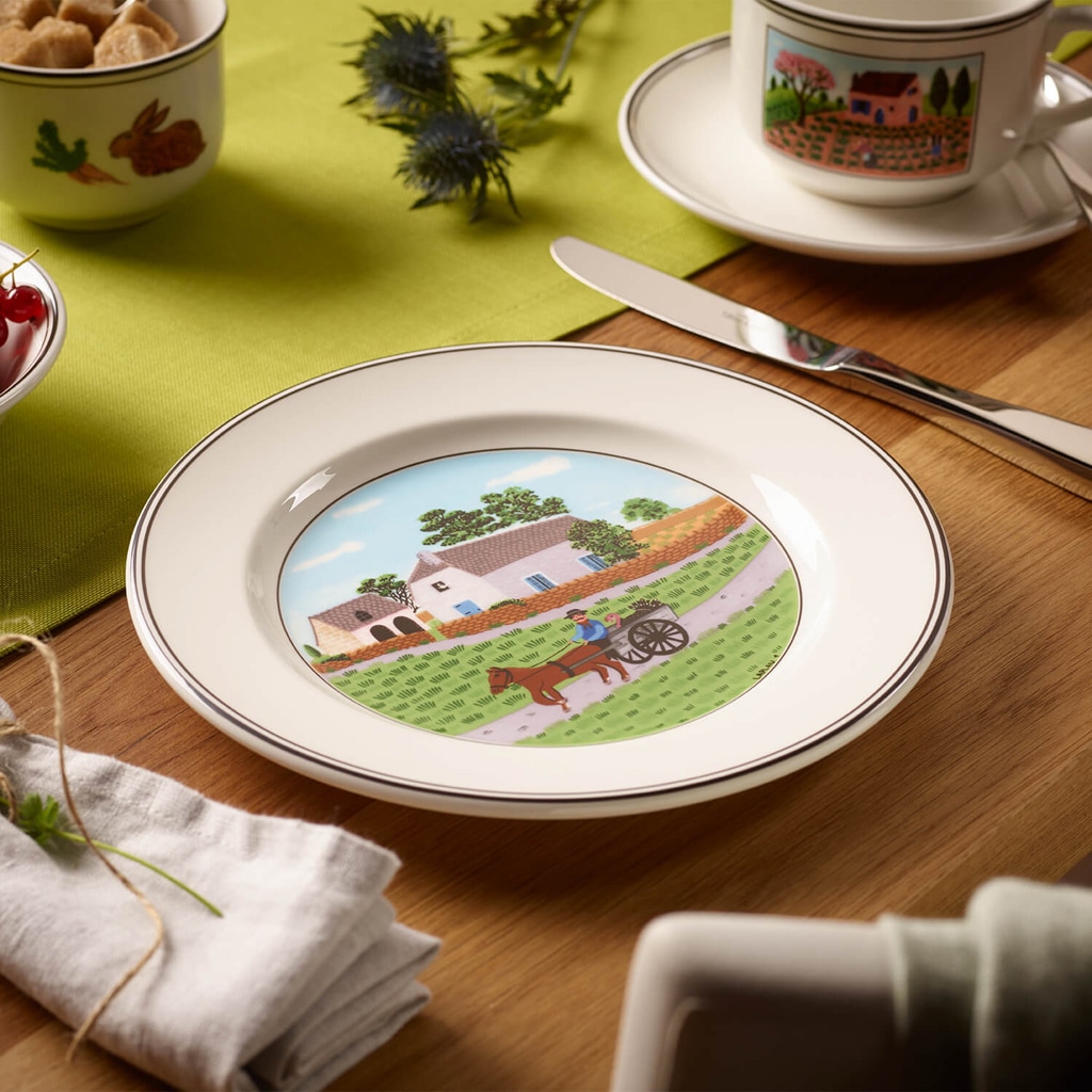 Villeroy & Boch Frühstücksteller »Frühstücksteller Kollektion Design Naif ø 21 cm 6er Set bunt«