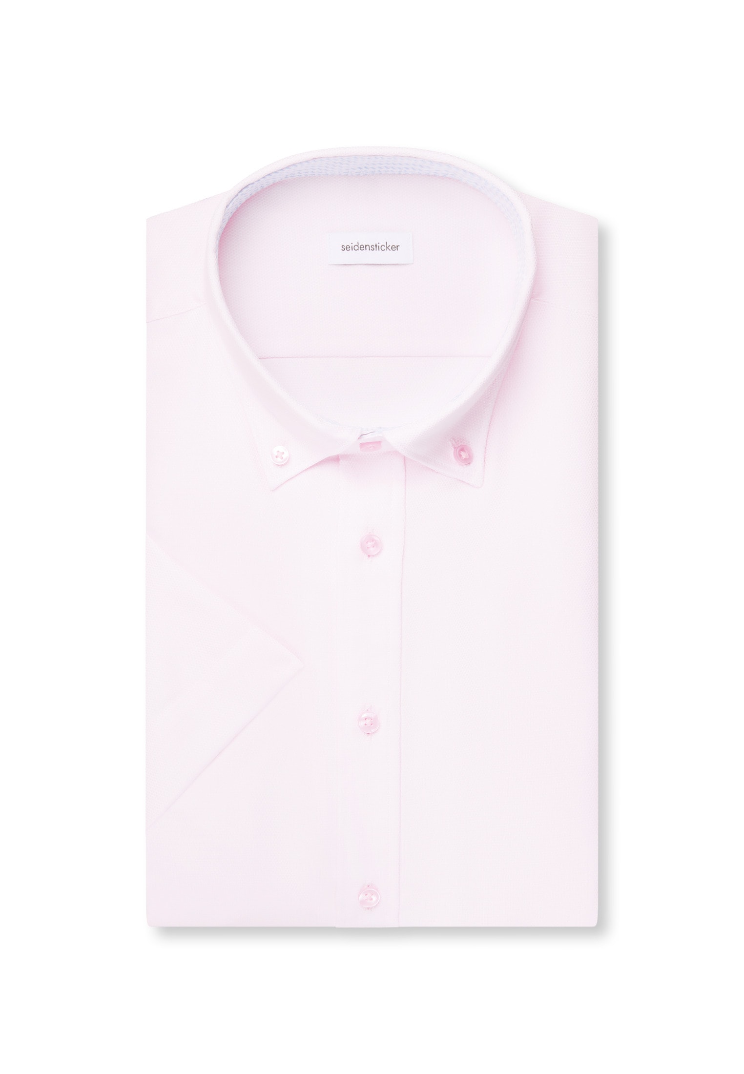 seidensticker Businesshemd »Schwarze Rose« Shaped 1/2 Button-Down-Kragen Struktur