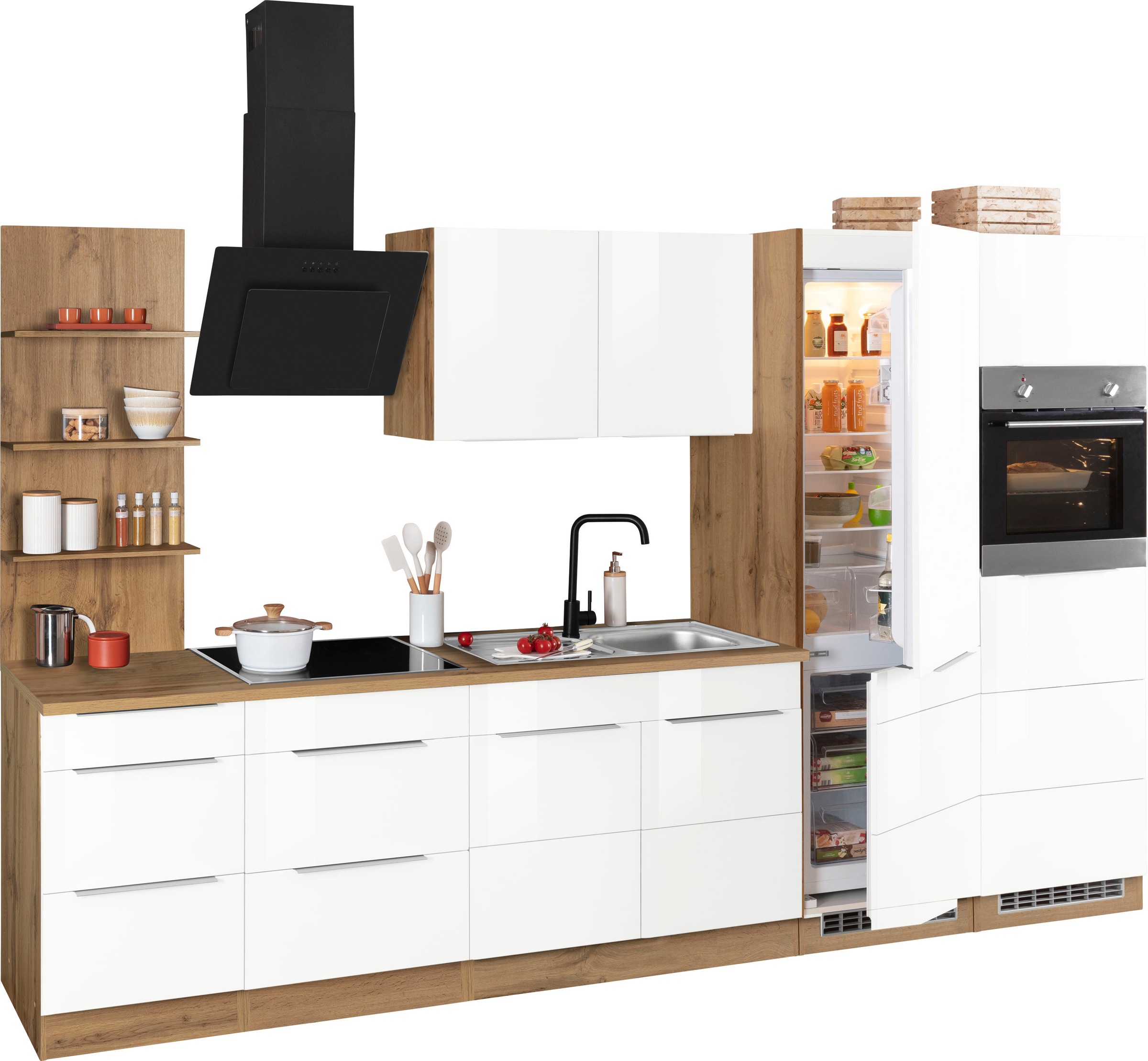 HELD MÖBEL Küchenzeile »Brindisi«, ohne Geräte, Breite 330 cm kaufen im  OTTO Online Shop